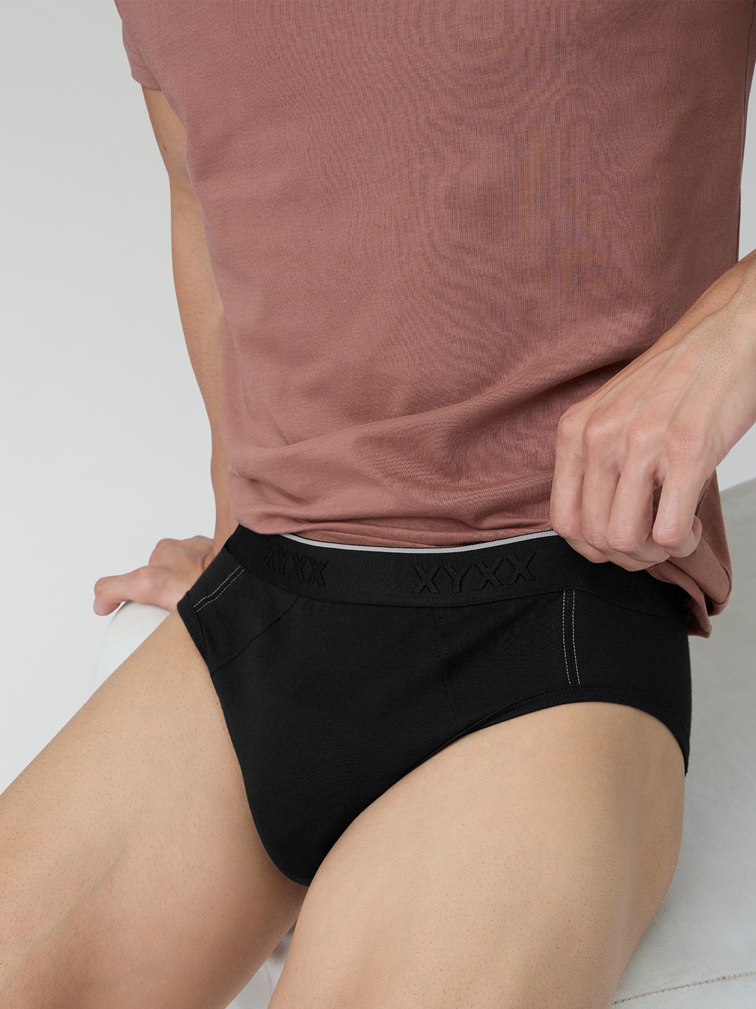 

XYXX Men Cotton Basic Briefs XYBRF170, Black