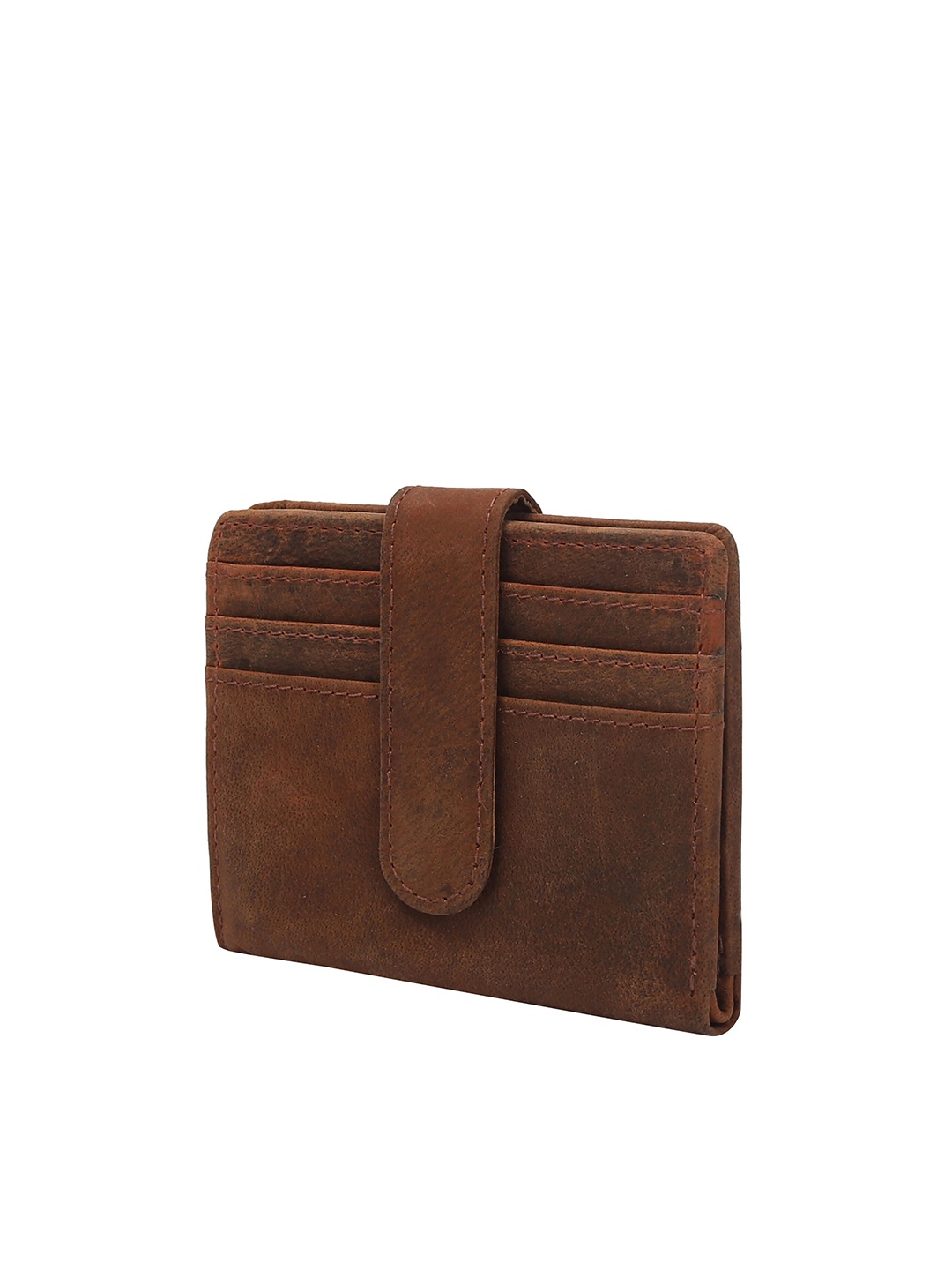 

SAMTROH Leather Card Holder Wallet, Brown