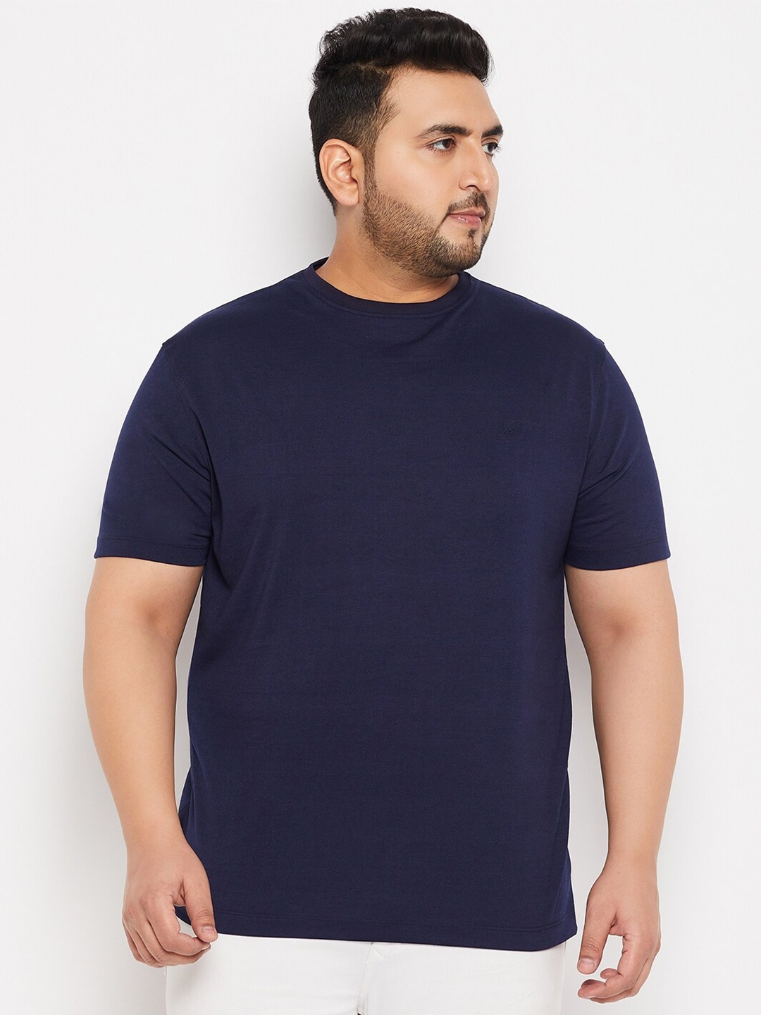 

Adobe Round Neck Short Sleeves T-Shirt, Navy blue