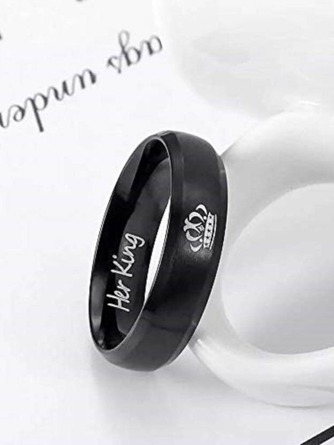 

VIEN Set Of 2 Gold-Plated Stainless Steel Rings