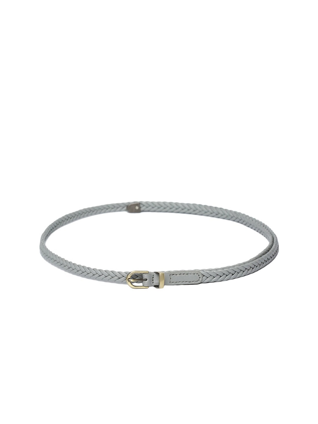 

CRUSSET Girls Braided Casual Belt, Grey