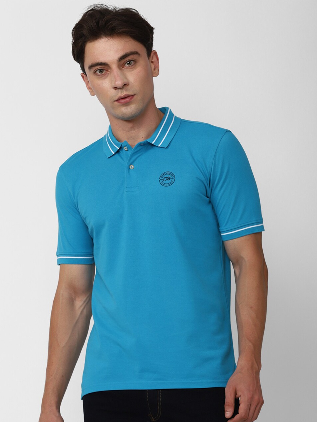 

Peter England Casuals Polo Collar Regular Fit T-shirt, Blue