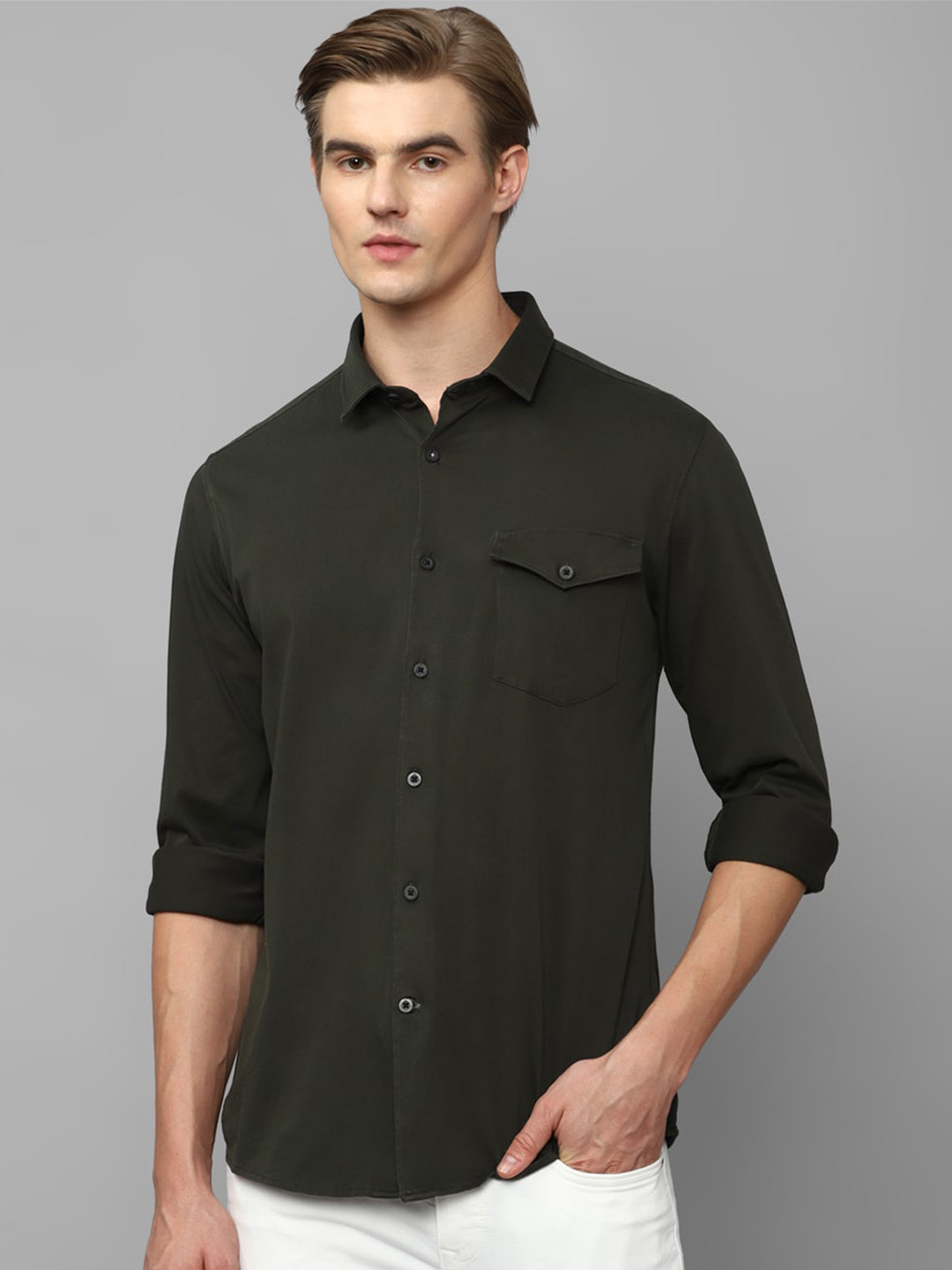 

Louis Philippe Sport Slim Fit Casual Shirt, Green