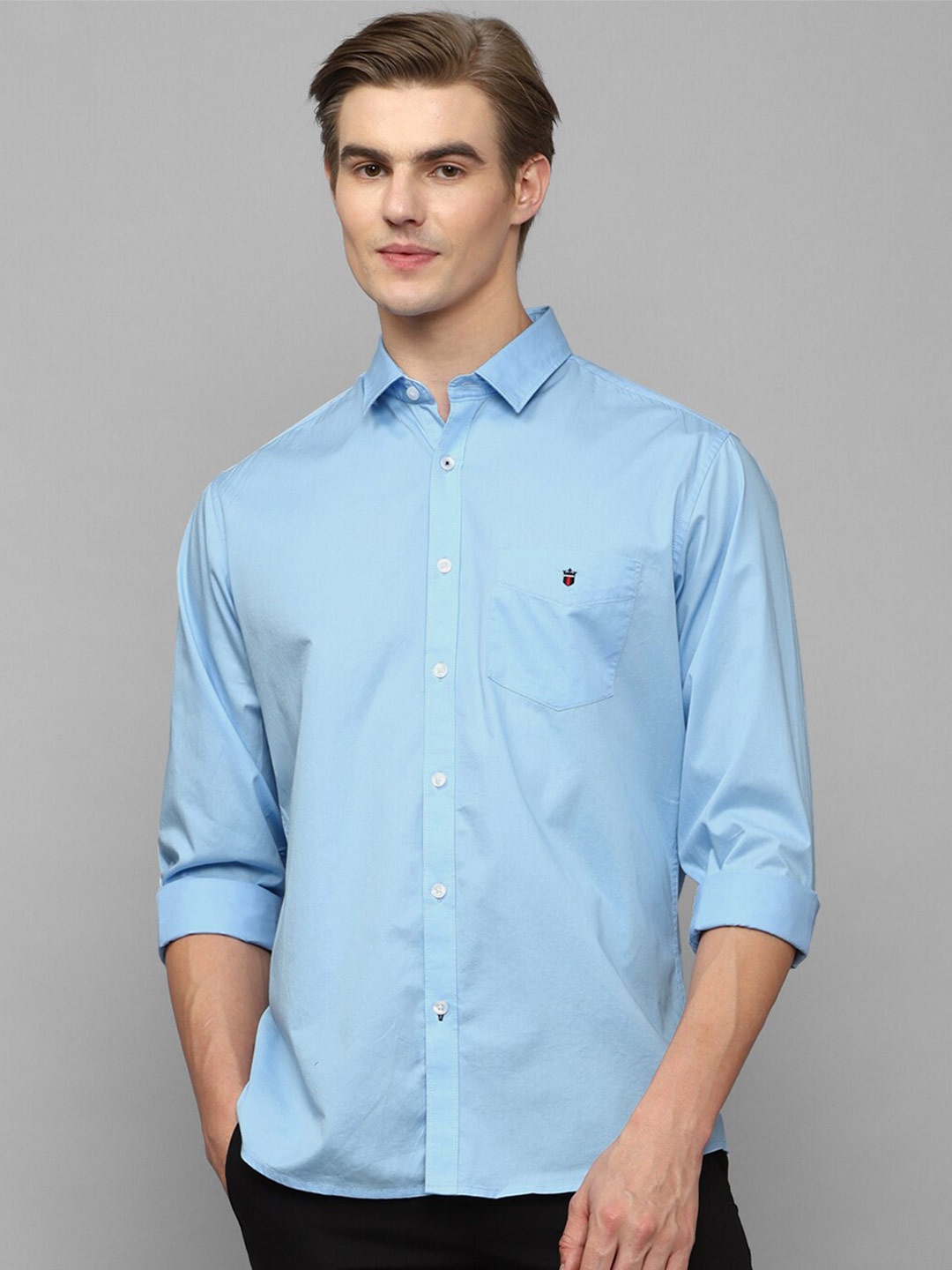 

Louis Philippe Sport Slim Fit Opaque Casual Shirt, Blue