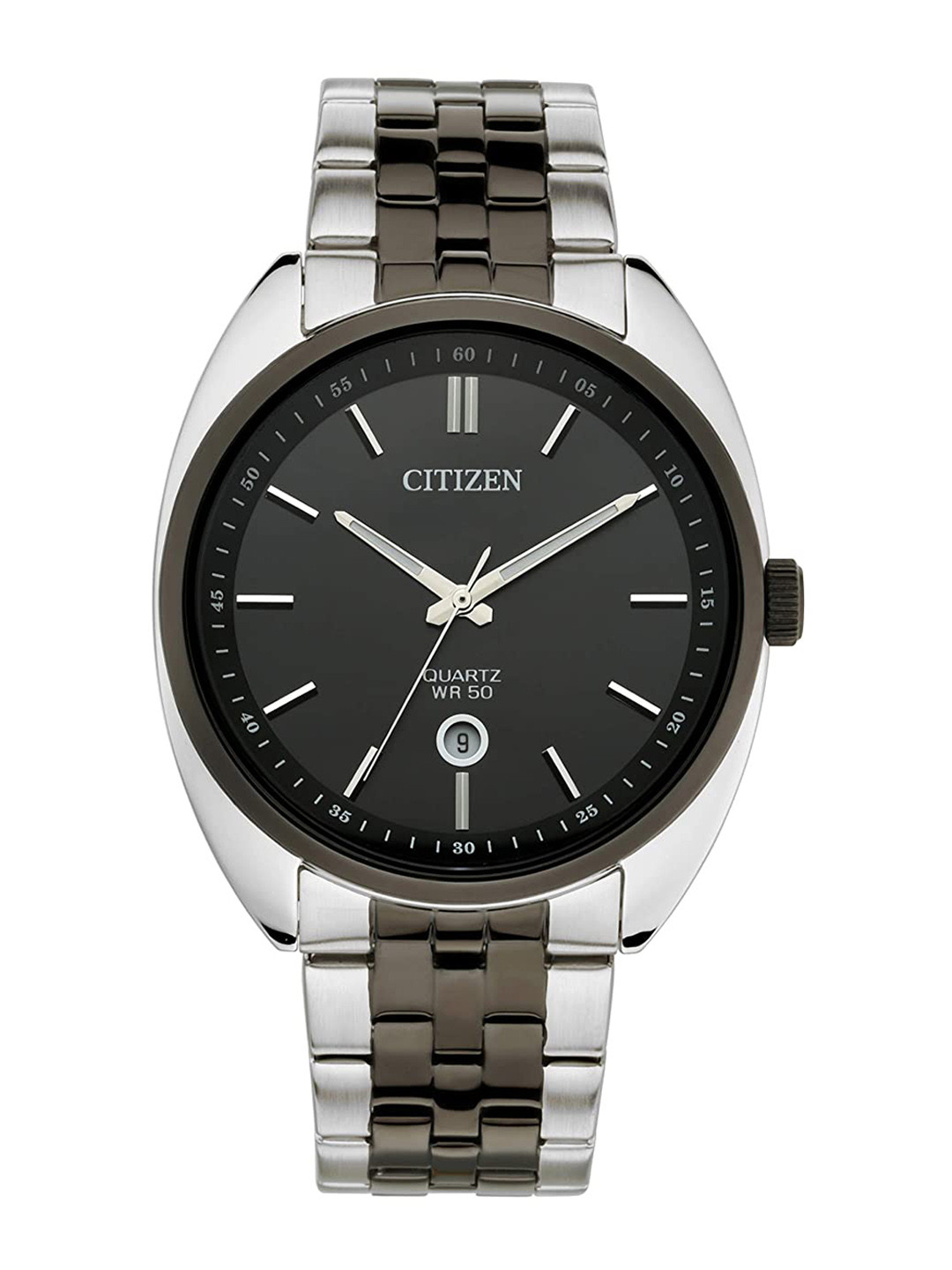 

Citizen Men Dial & Stainless Steel Bracelet Style Straps Analogue Watch BI5098-58E-FLEX, Silver