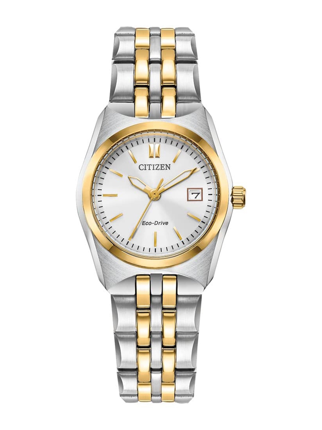 

Citizen Women Bracelet Style Analogue Automatic Light Powered Watch EW2299-50A, White