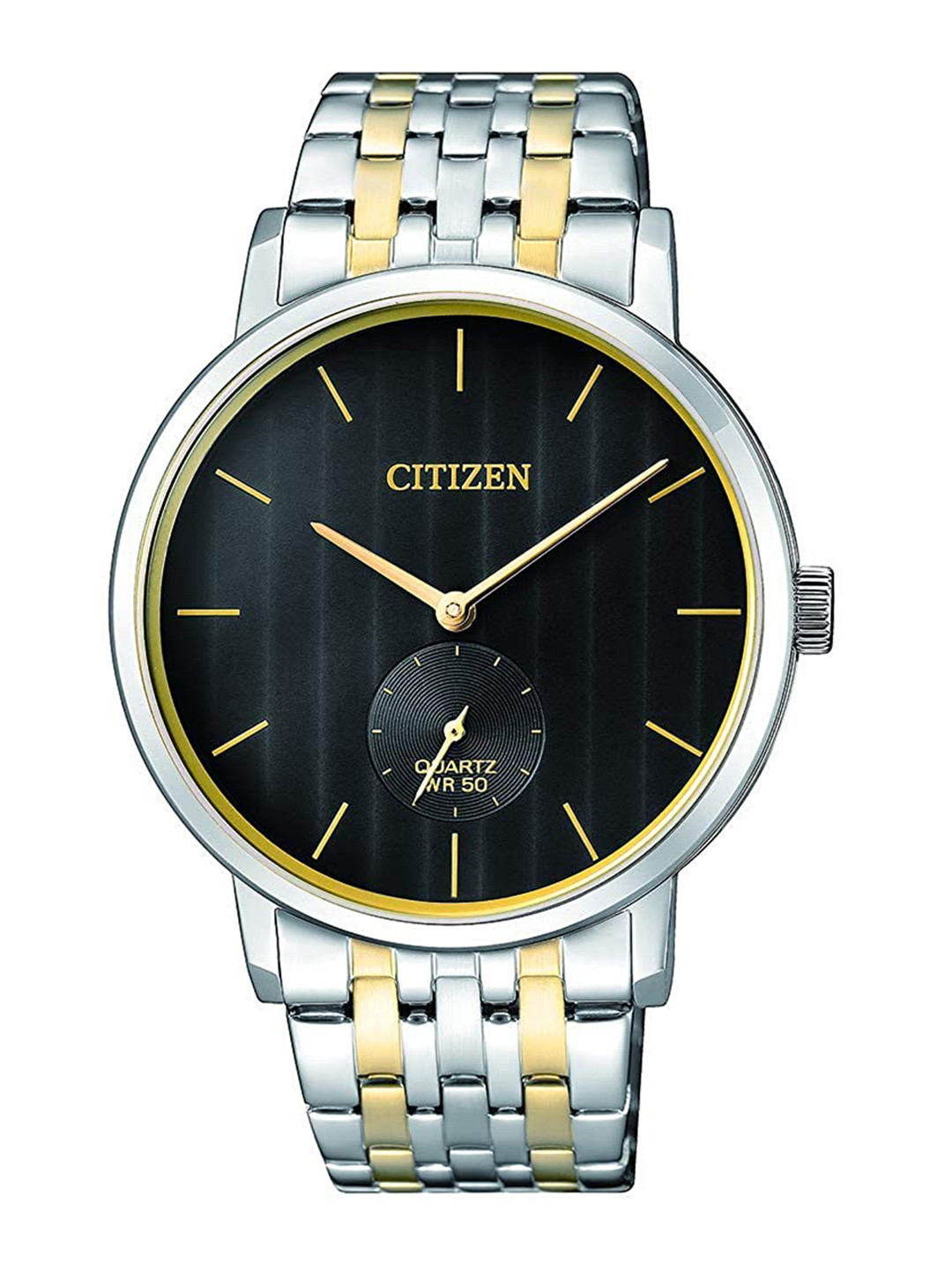 

Citizen Men Bracelet Style Straps Analogue Watch, Black