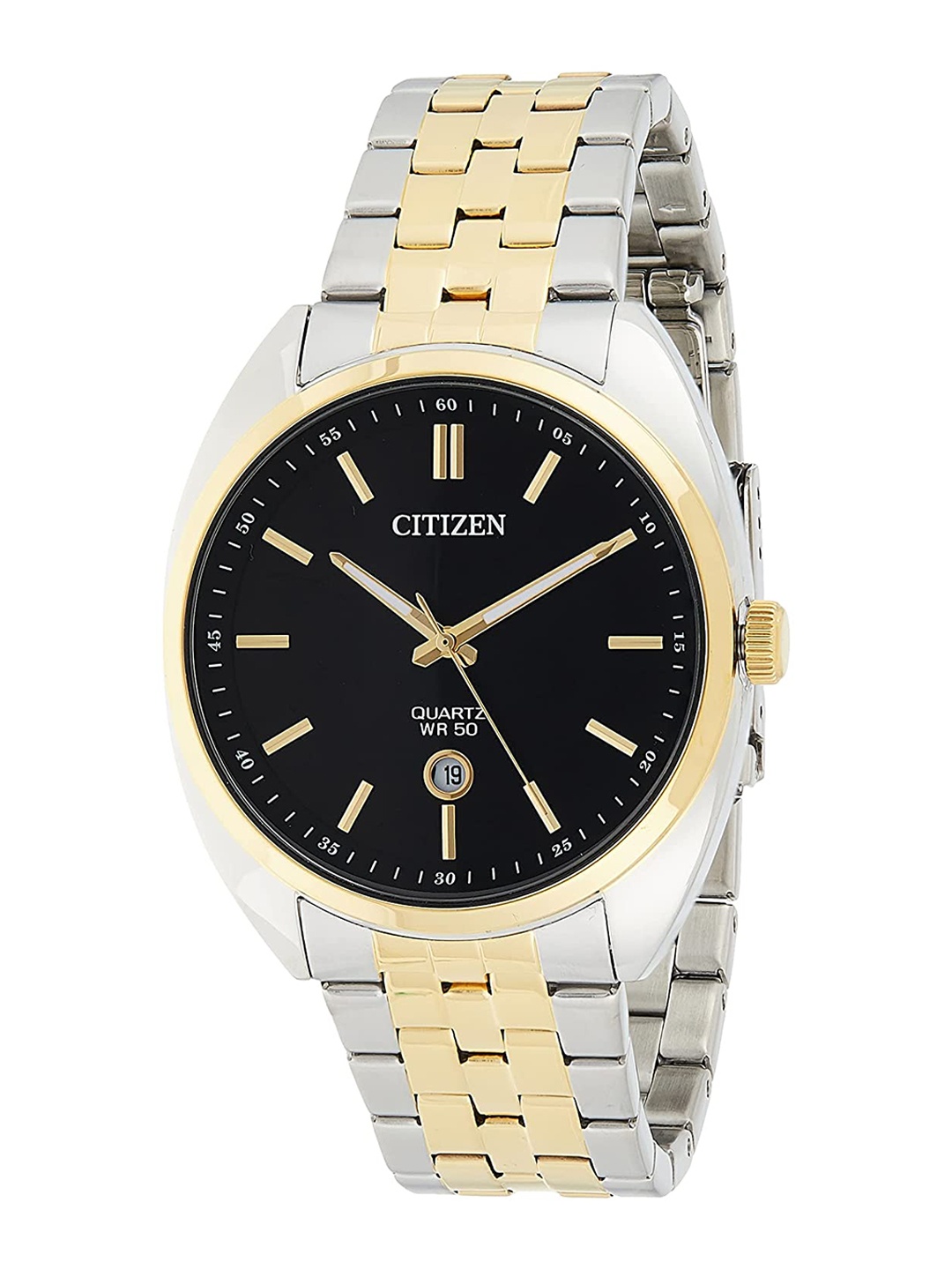 

Citizen Men Dial & Stainless Steel Bracelet Style Straps Analogue Watch BI5094-59E-FLEX, Black