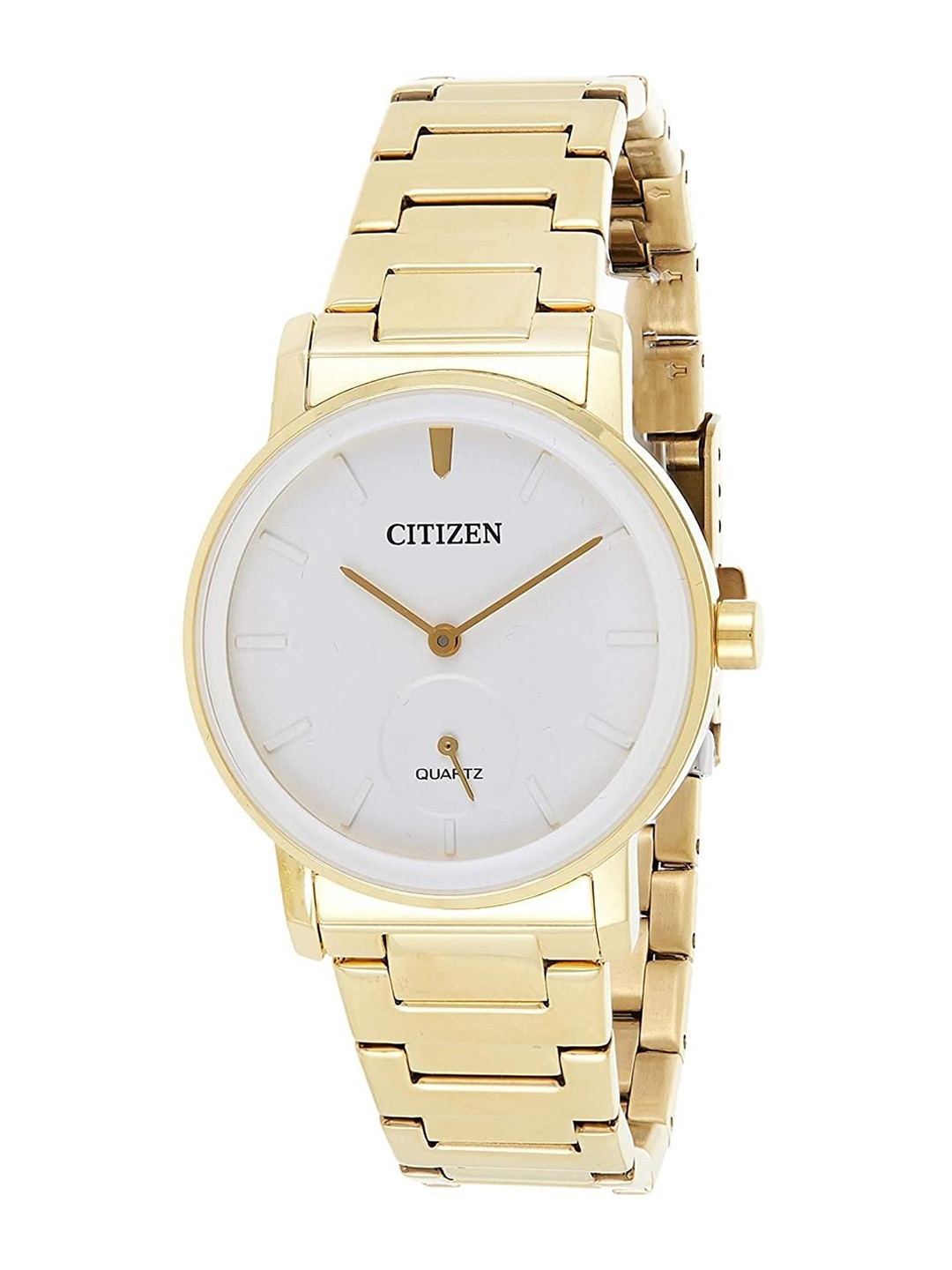 

Citizen Women Dial & Stainless Steel Bracelet Style Straps Analogue Watch EQ9062-58A-FLEX, White