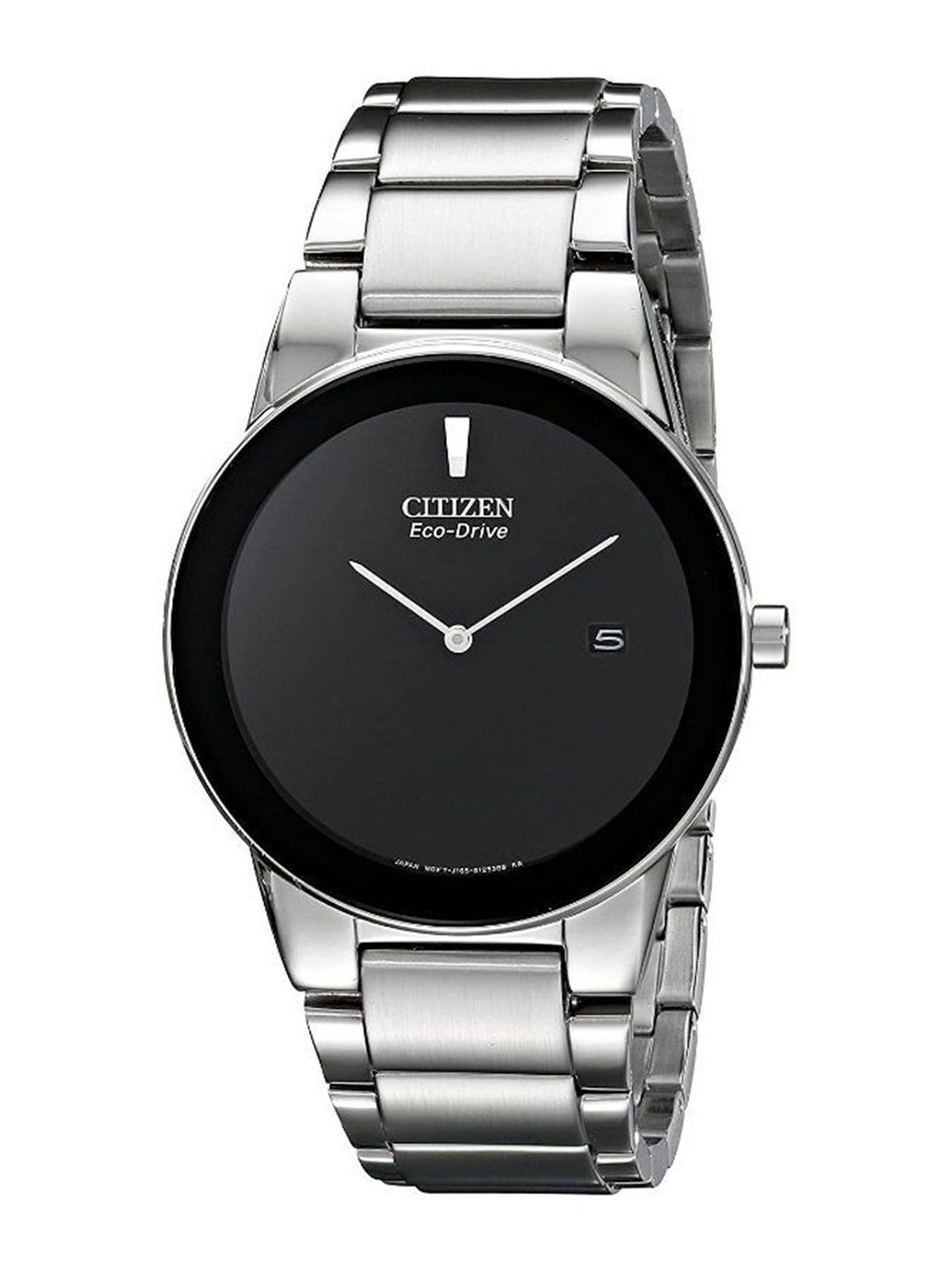 

Citizen Men Dial & Stainless Steel Bracelet Style Straps Analogue Light Powered Watch AU1060-51E-FLEX, Black