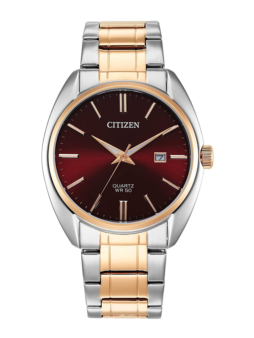 

Citizen Men Dial & Stainless Steel Bracelet Style Straps Analogue Watch BI5104-57X-FLEX, Red