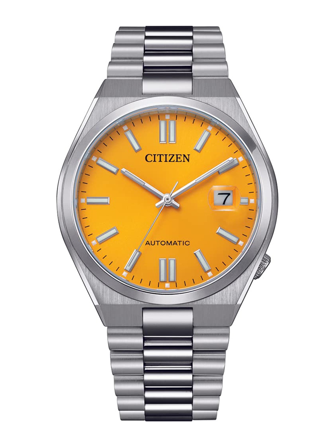 

Citizen Men Stainless Steel Bracelet Style Straps Analogue Automatic Watch NJ0150-81Z-FLEX, Yellow