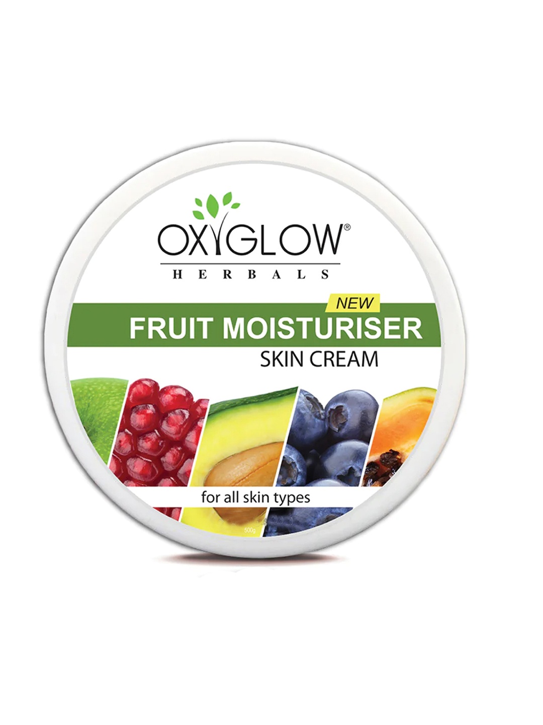 

Oxyglow Fruit Moisturizer Skin Cream 500g, White