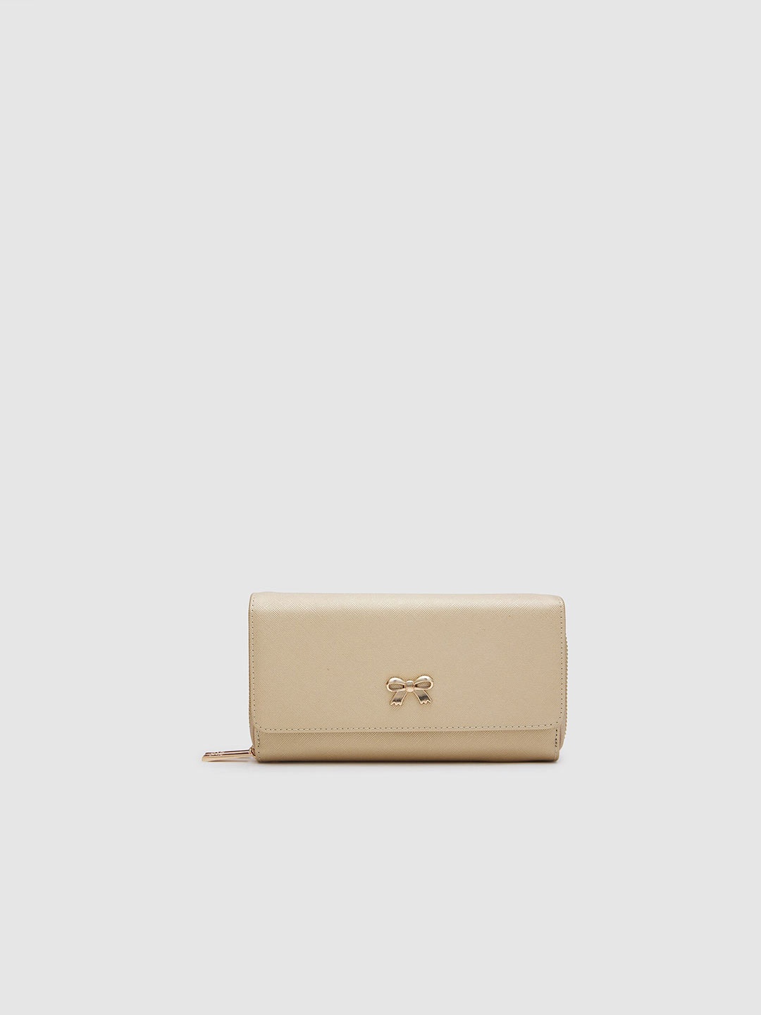 

Globus Women Bow Detail Envelope Wallet, Gold