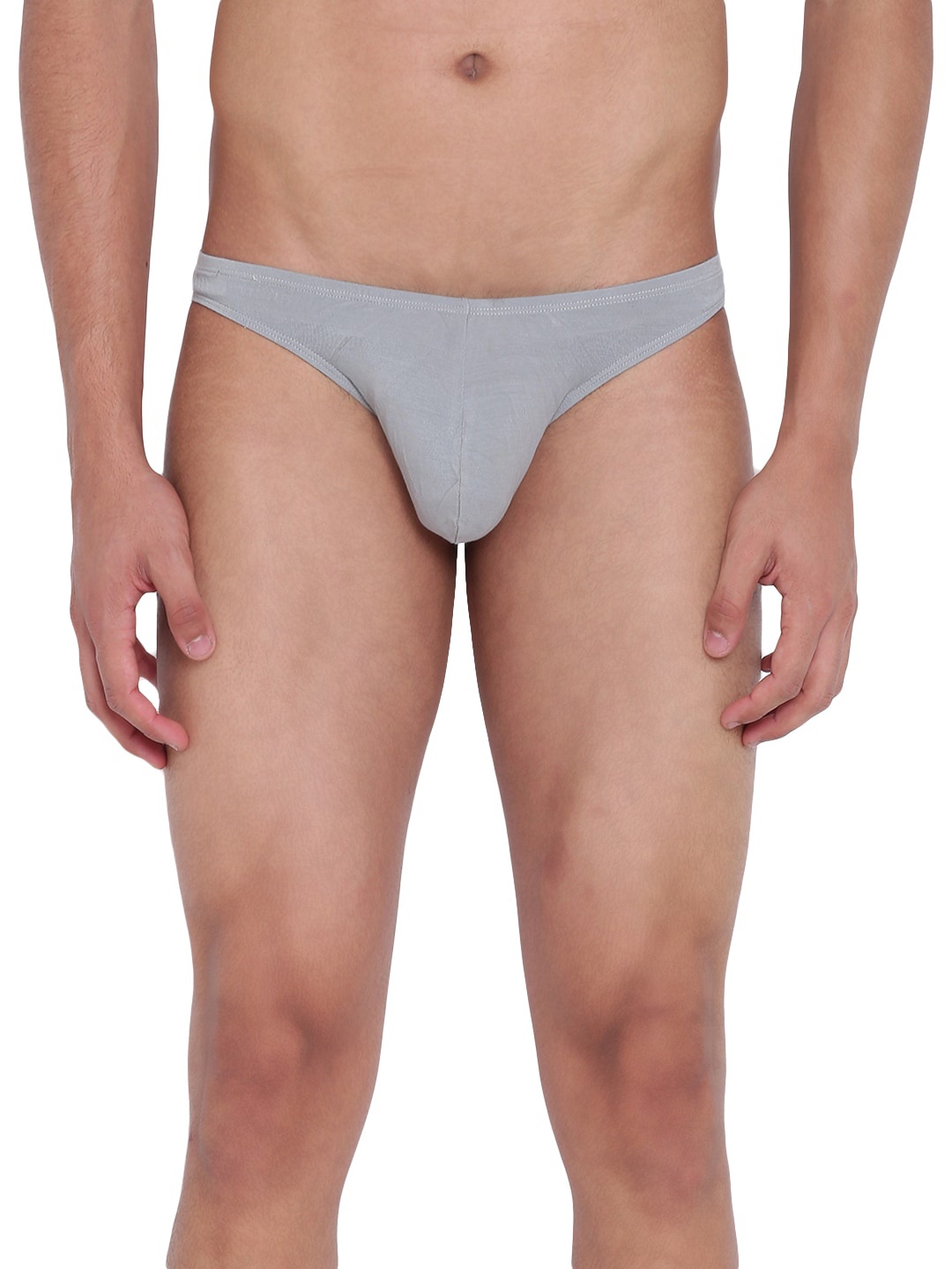 

La Intimo Men Low-Rise Anti Microbial Thong Briefs LITH031, Grey
