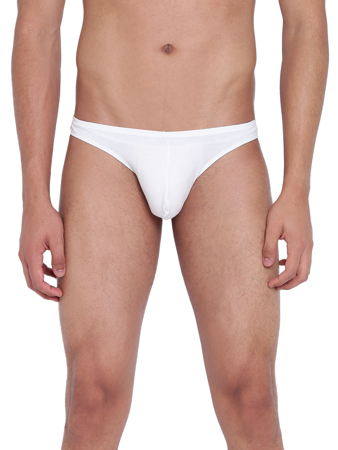 

La Intimo Men Mid-Rise Anti Microbial Thong, White