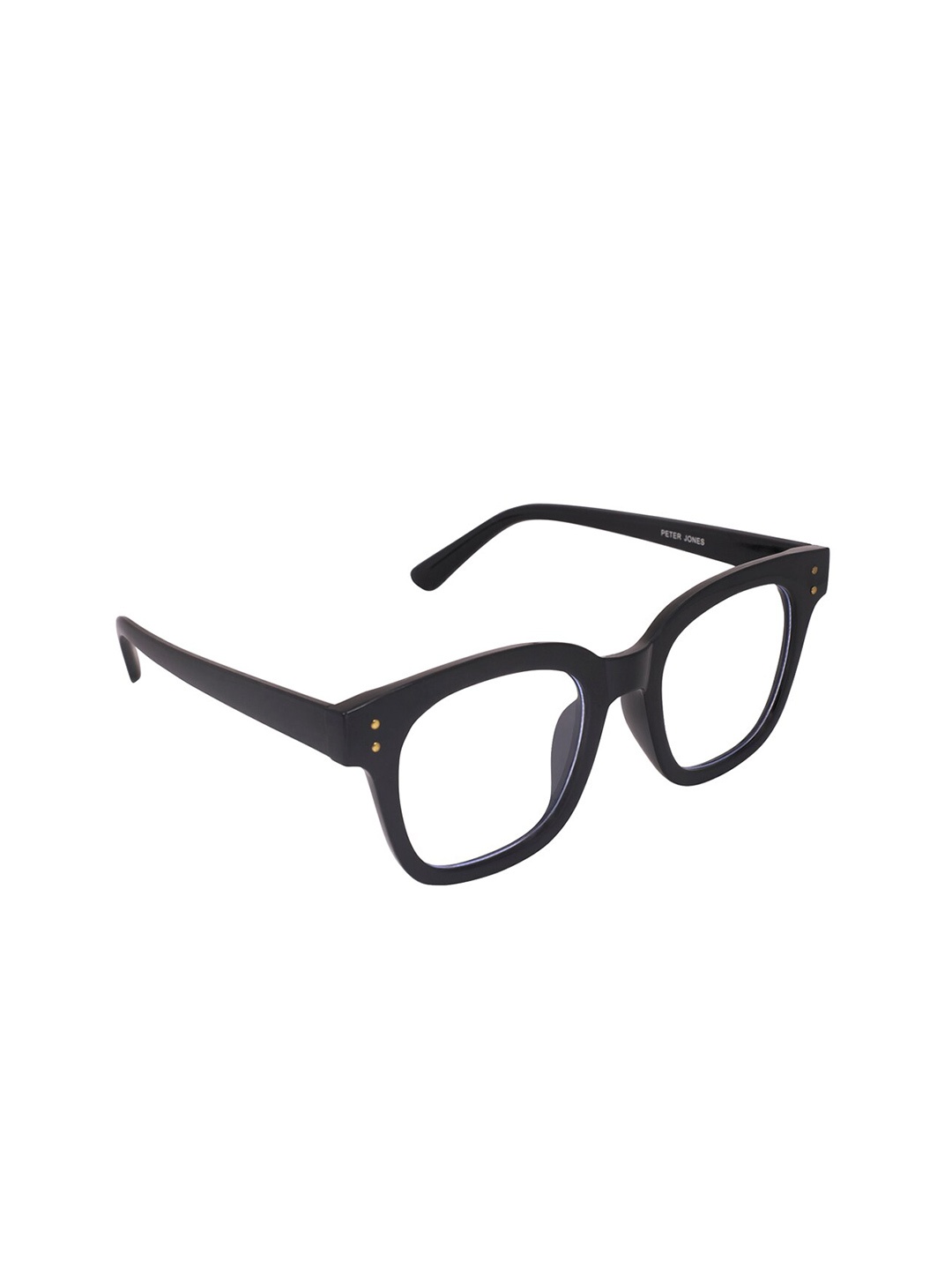

Peter Jones Eyewear Full Rim Square Frames 98012B_F, Black