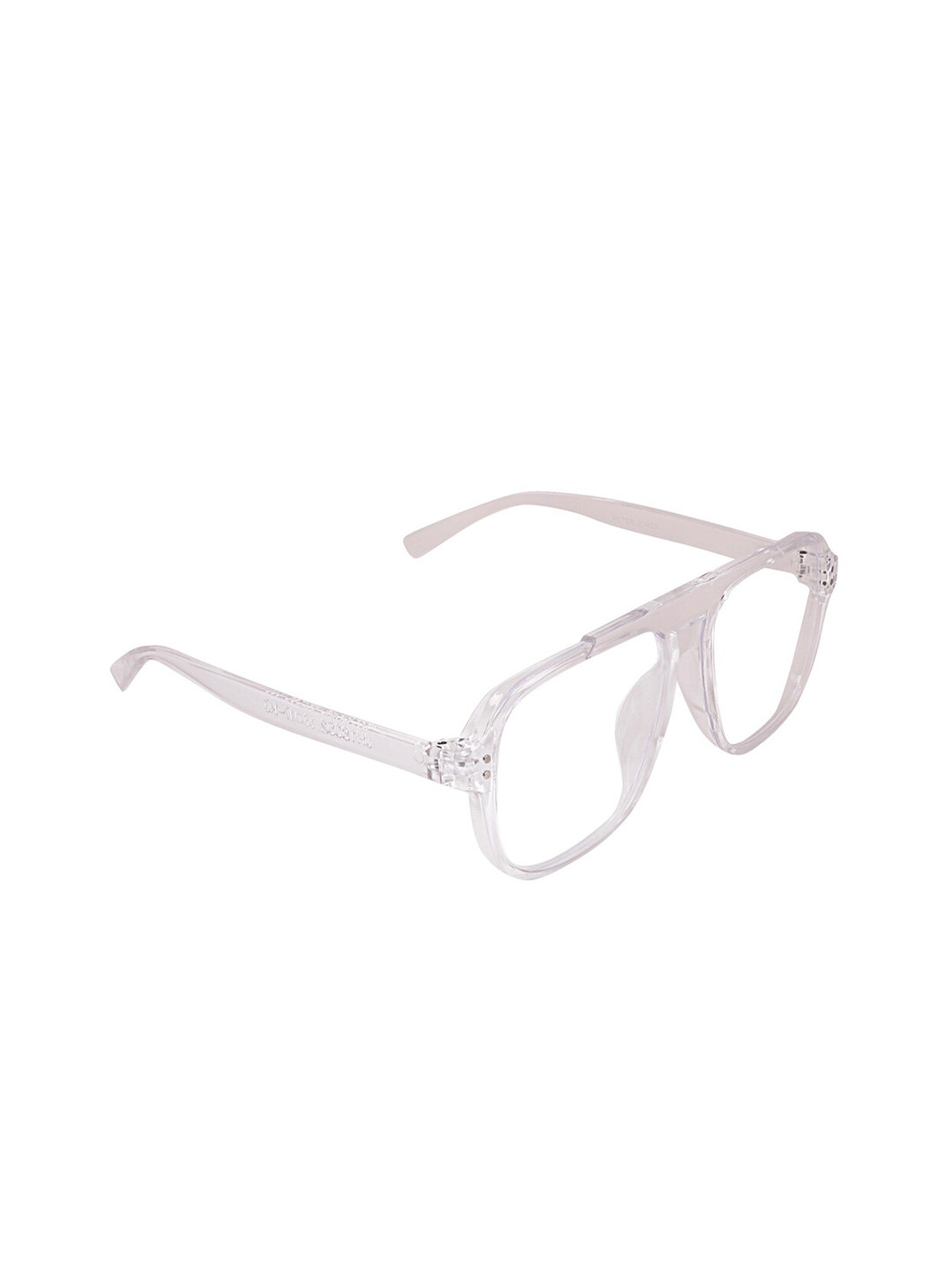 

Peter Jones Eyewear Full Rim Square Frame, Transparent