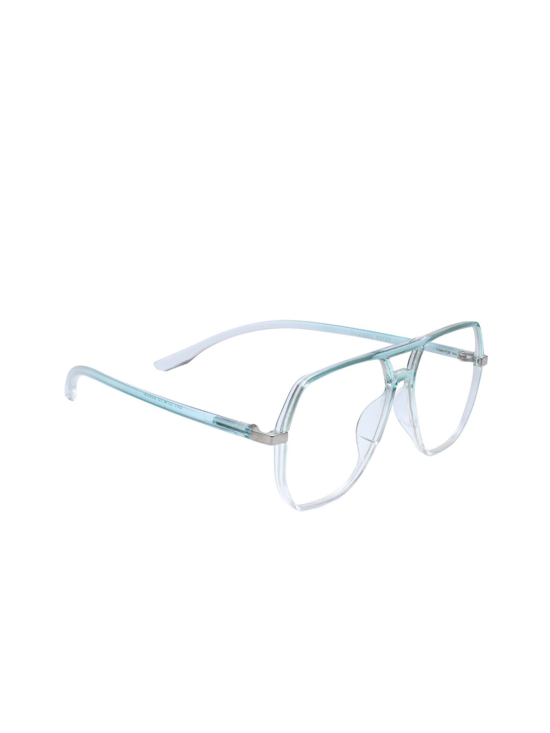 

Peter Jones Eyewear Full Rim Oversized Frame, Turquoise blue