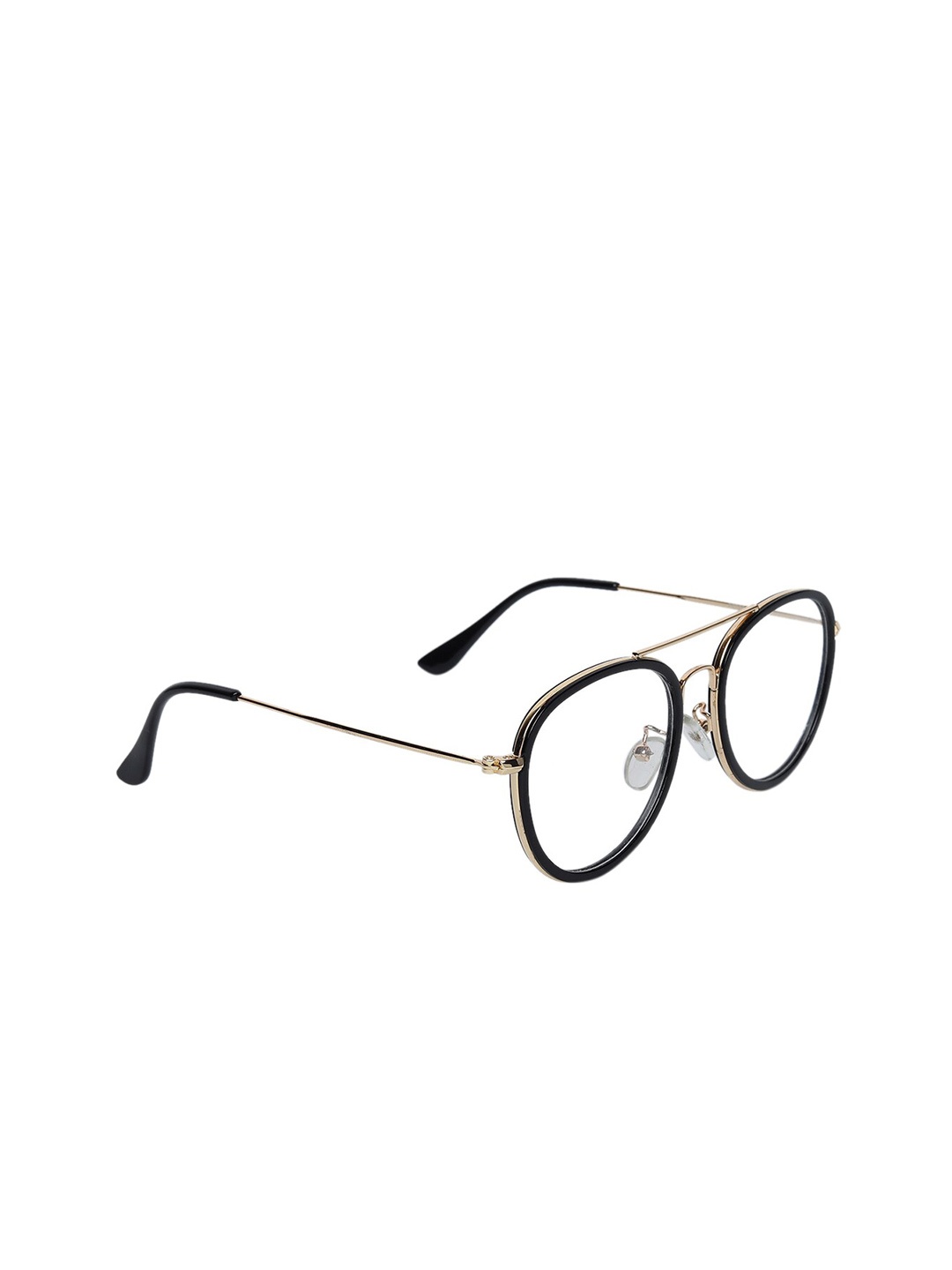

Peter Jones Eyewear Full Rim Round Frame, Black