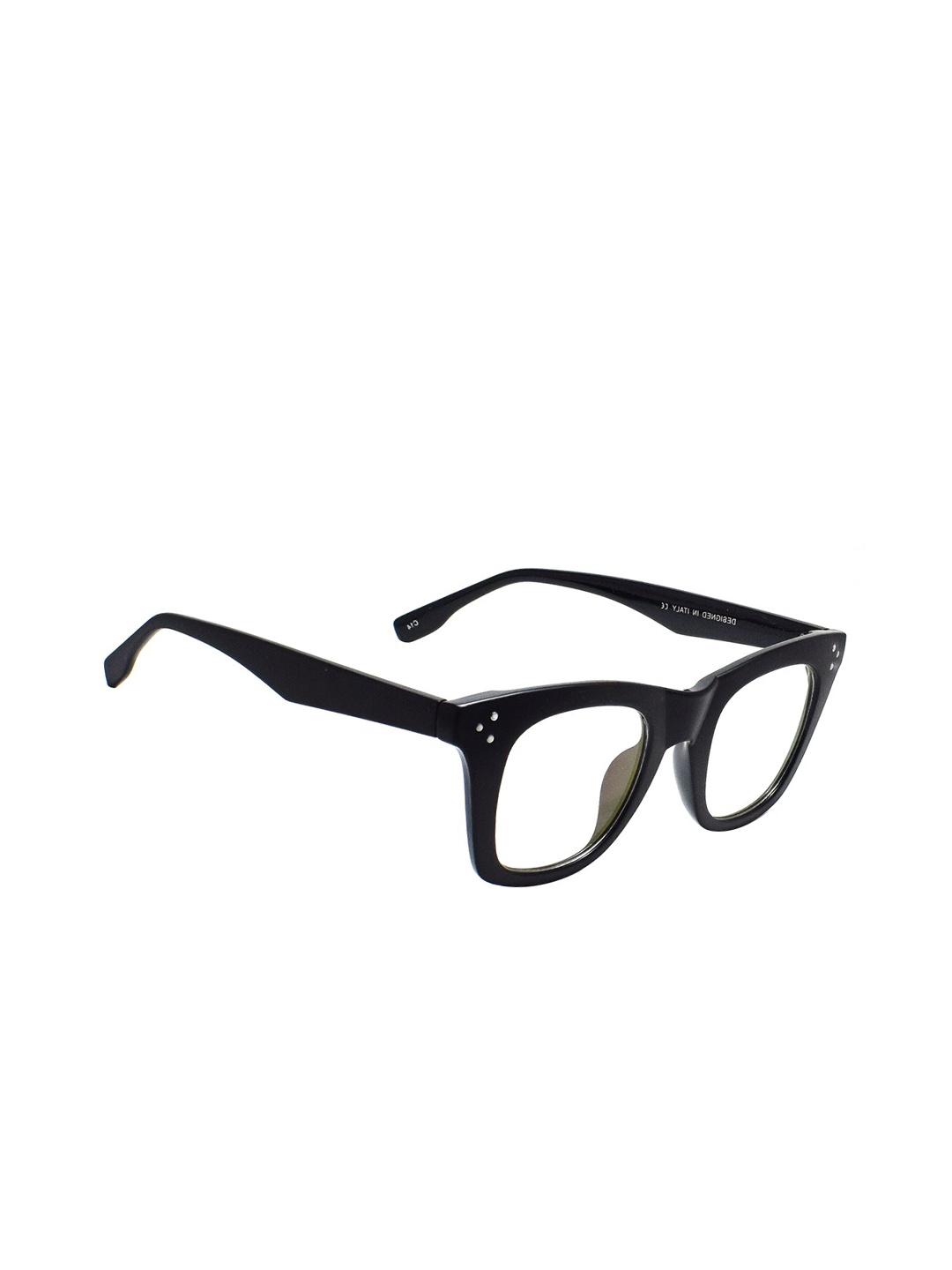 

Peter Jones Eyewear Full Rim Wayfarer Frame, Black