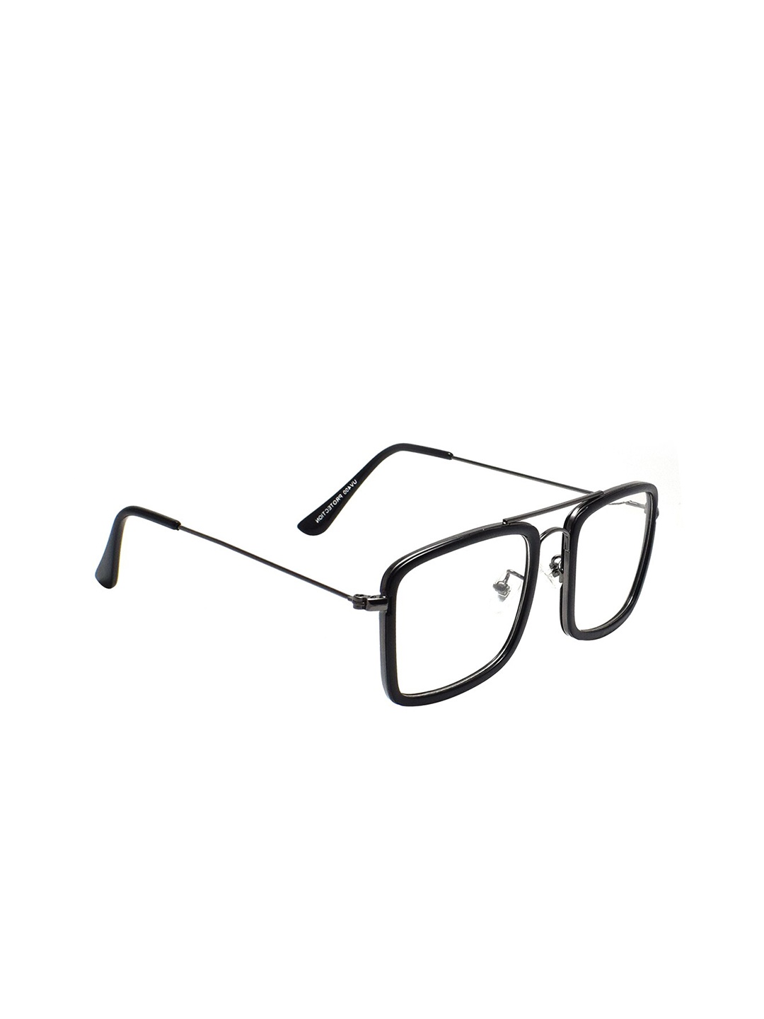 

Peter Jones Eyewear Full Rim Square Frame, Black