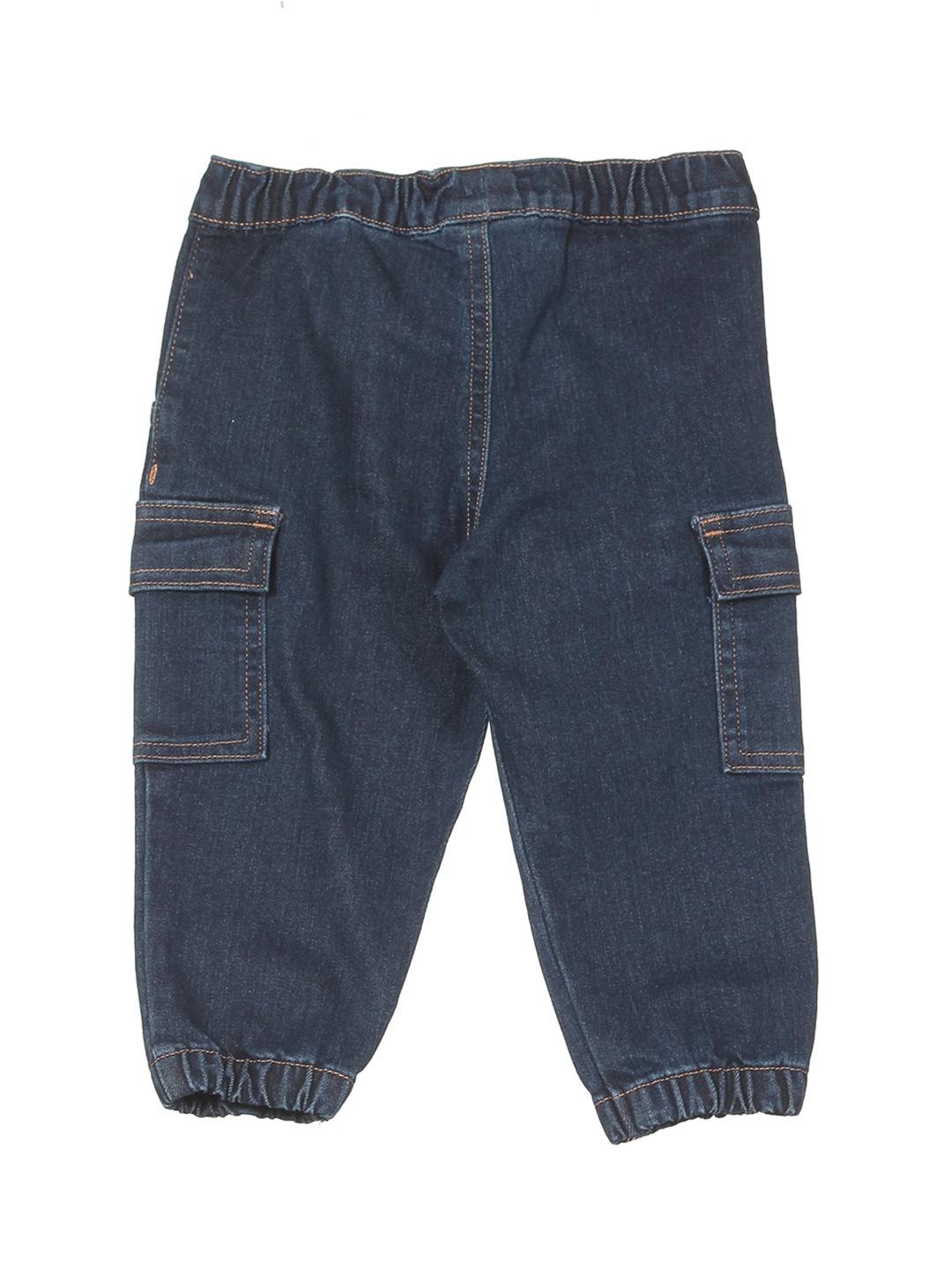 

Lil Lollipop Kids Relaxed Fit Clean Look Mid-Rise Cotton Jeans, Blue