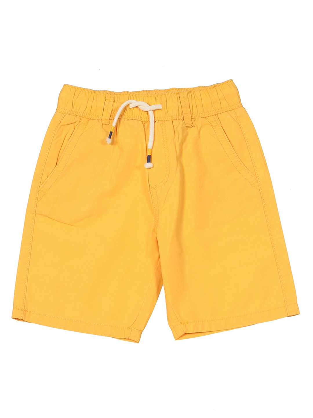 

Lil Lollipop Boys Pure Cotton Outdoor Shorts, Yellow