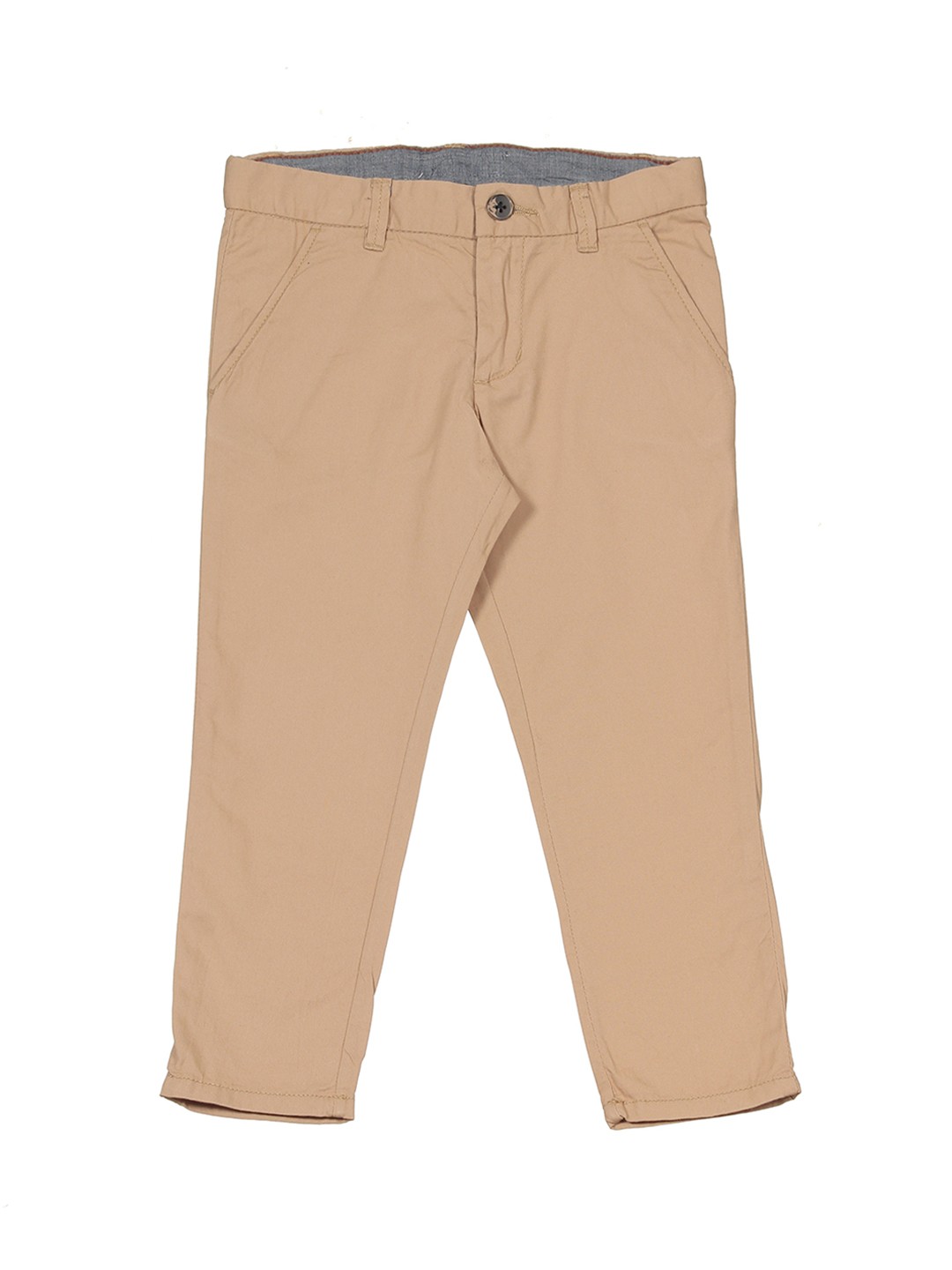 

Lil Lollipop Kids Pure Cotton Chinos Trousers, Beige