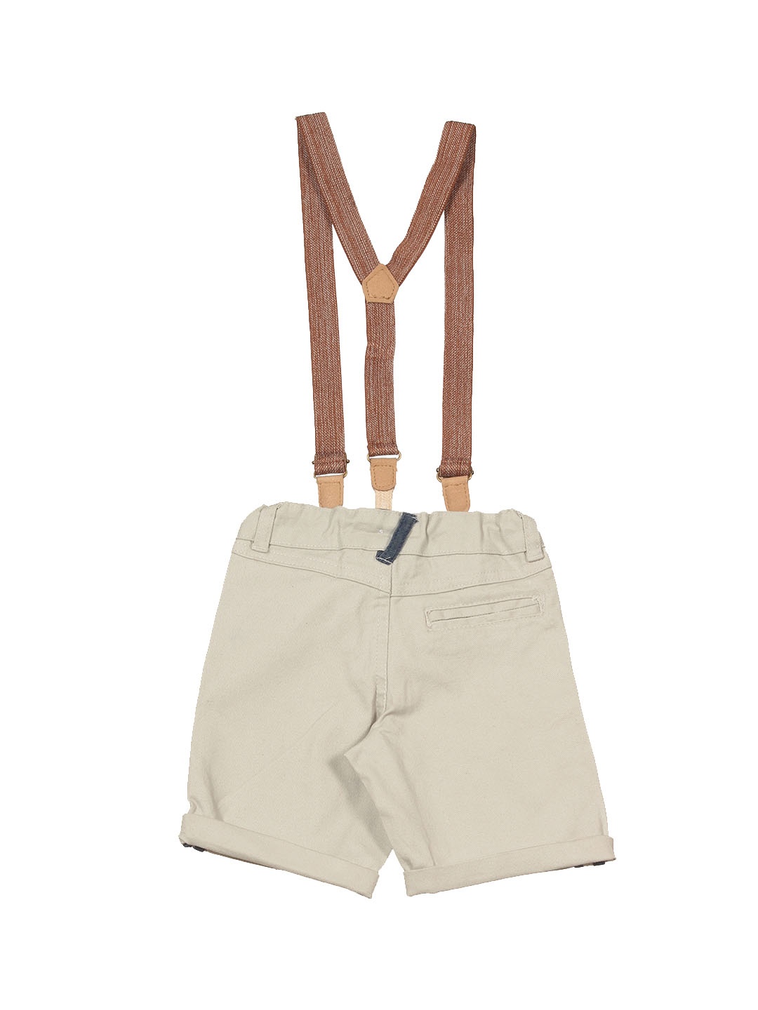 

Lil Lollipop Kids Straight Leg Pure Cotton Dungarees, Cream