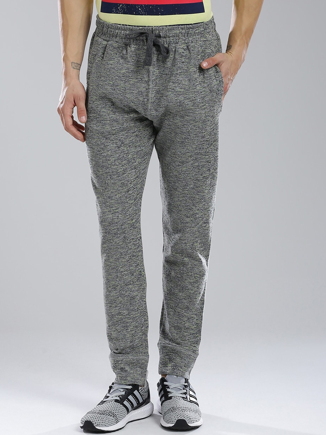 

Masculino Latino Men Self-Design Rapid-Dry Cotton Track Pants, Green