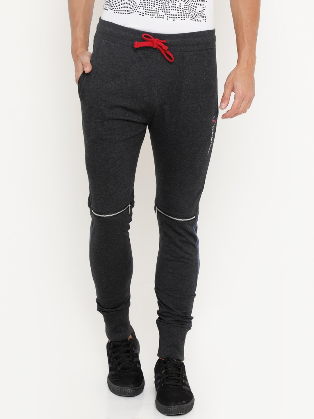 

Masculino Latino Men Mid-Rise Rapid-Dry Sports Cotton Joggers, Charcoal