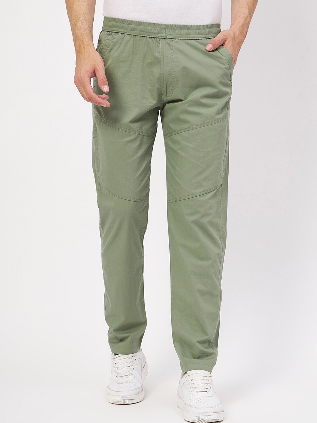 

Okane Men Cotton Track Pants, Olive