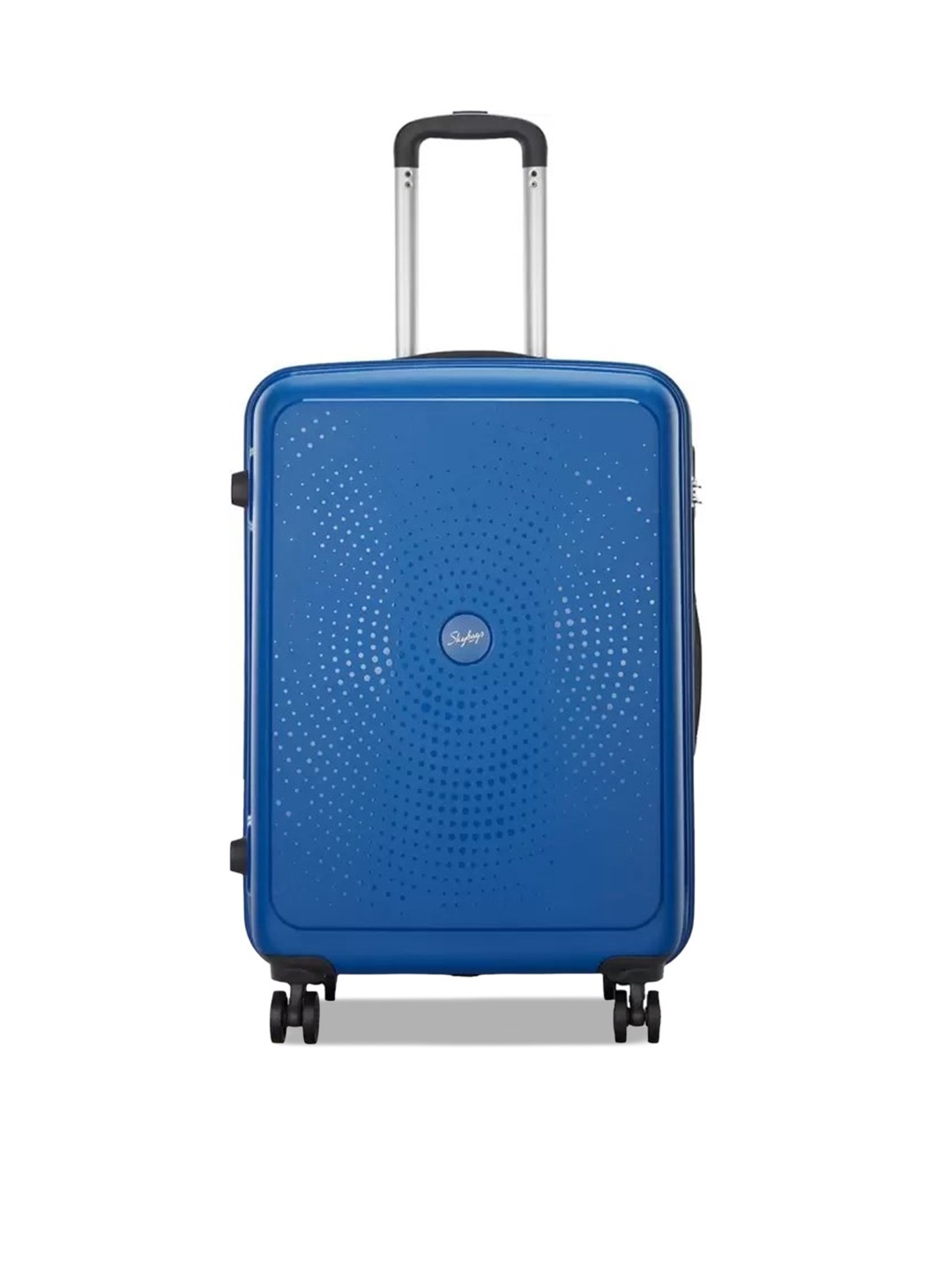 

Skybags 360 Degree Rotation Hard Medium Trolley Bag, Blue