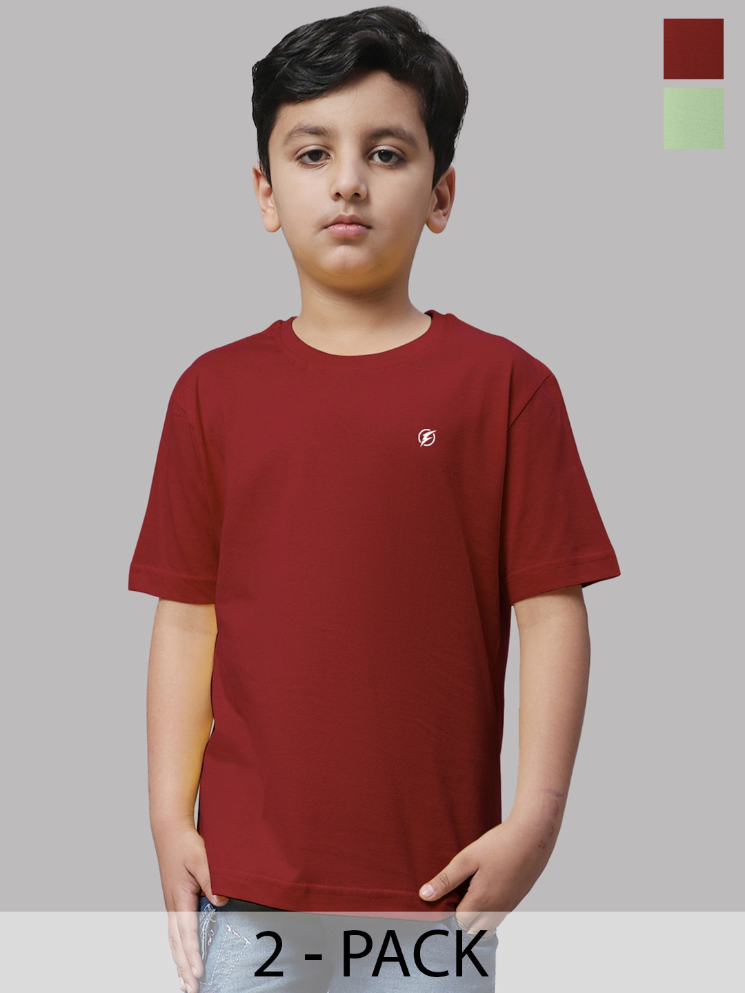 

Friskers Boys Maroon 2 Pockets T-shirt
