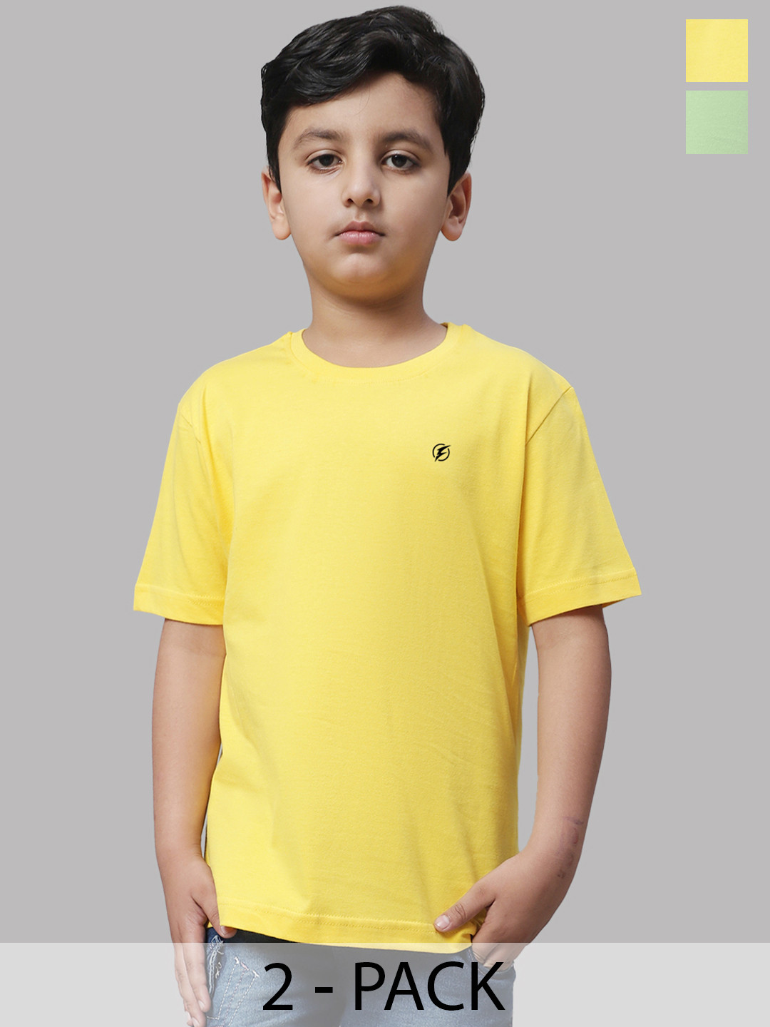 

Friskers Boys Yellow 2 Pockets T-shirt