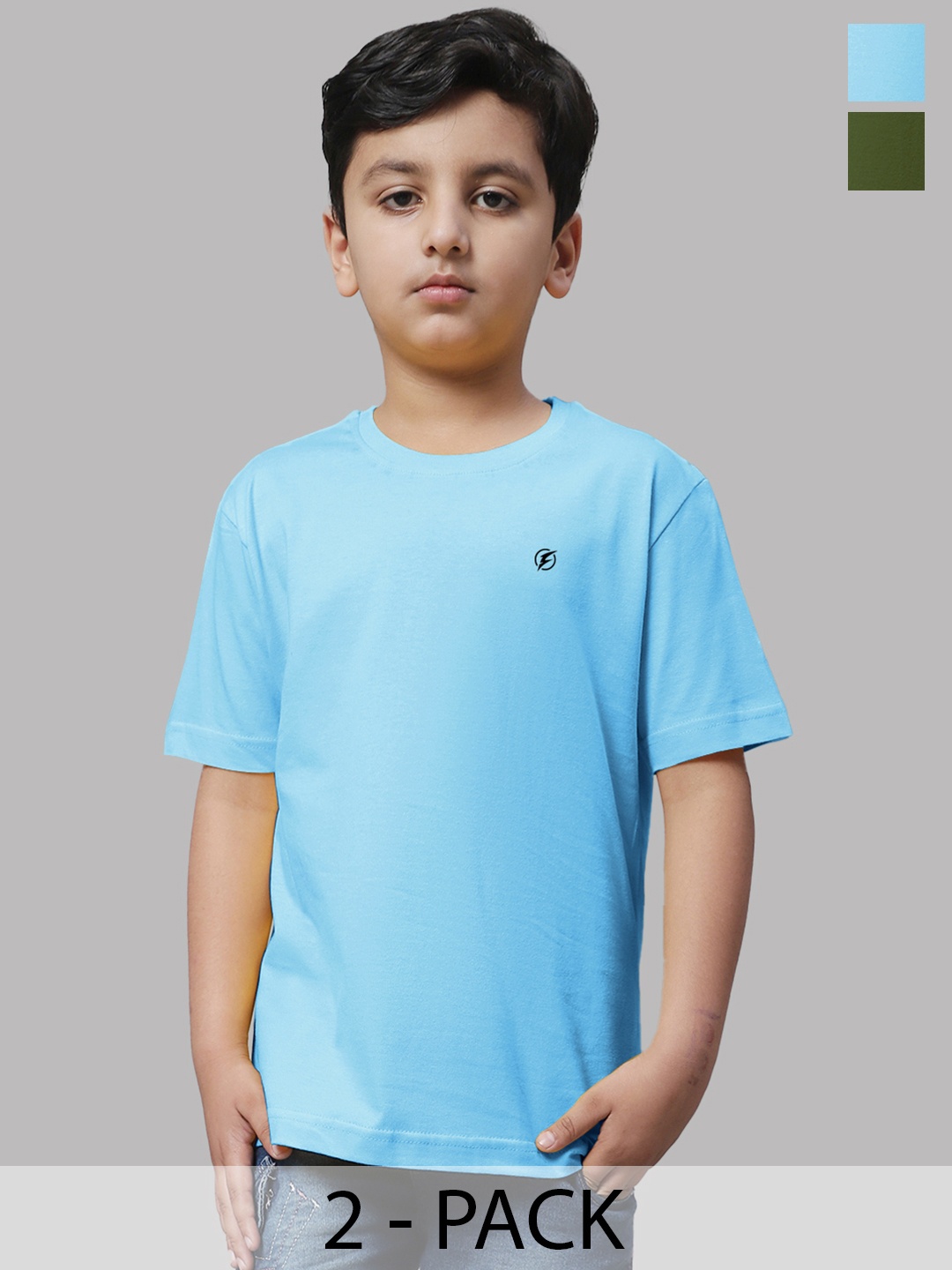 

Friskers Boys Turquoise Blue 2 Pockets T-shirt