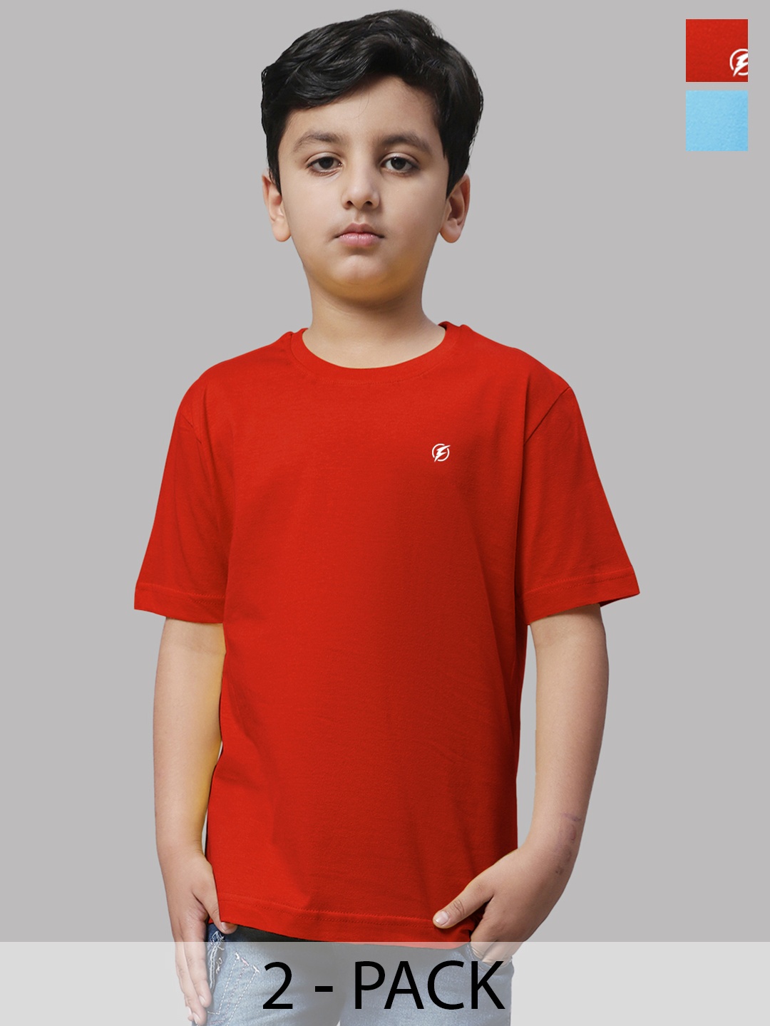 

Friskers Boys Red 2 Pockets T-shirt