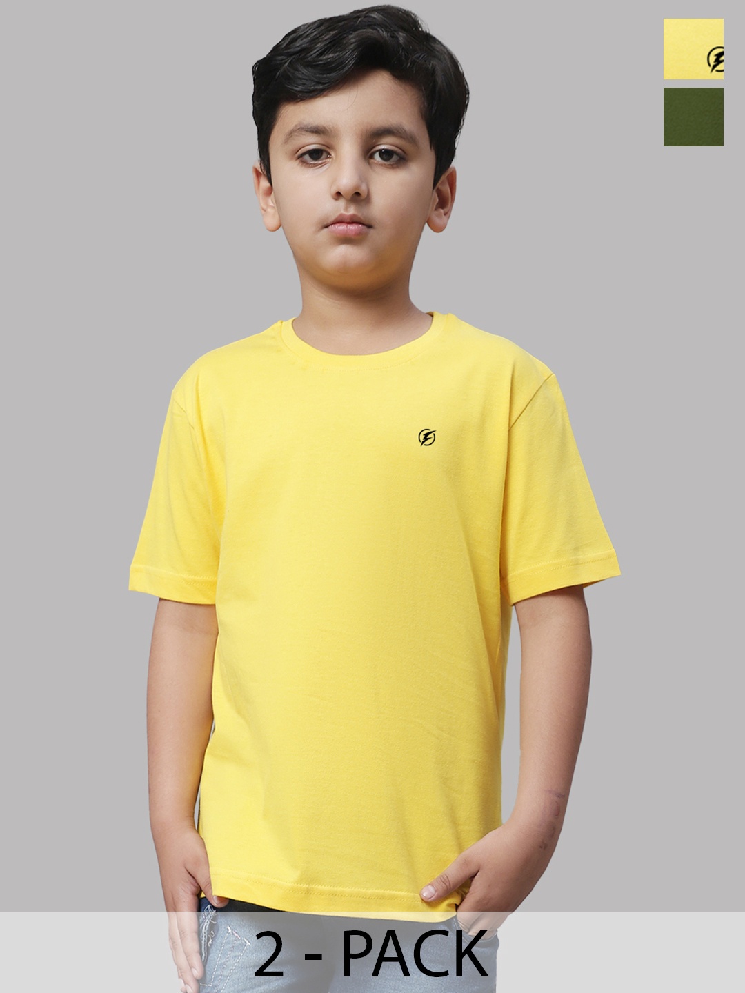 

Friskers Boys Yellow 2 Pockets T-shirt