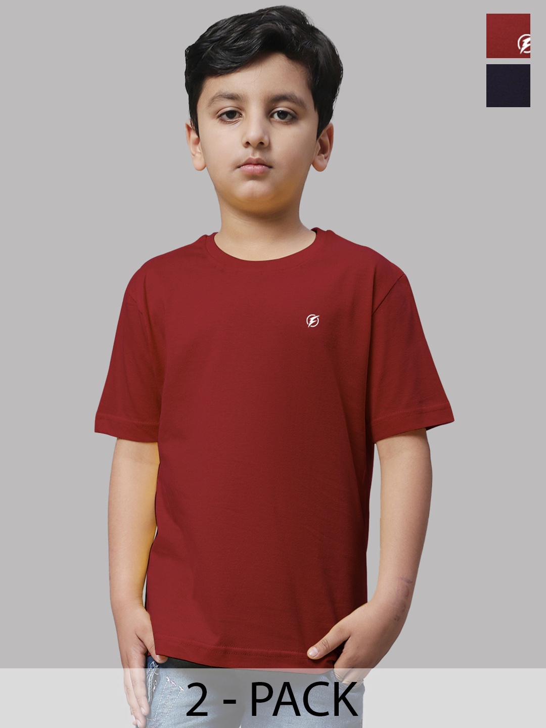

Friskers Boys Maroon 2 Pockets T-shirt