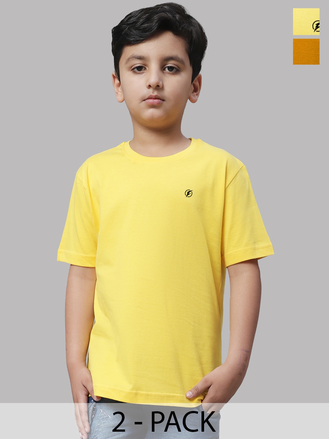 

Friskers Boys Yellow 2 Pockets T-shirt