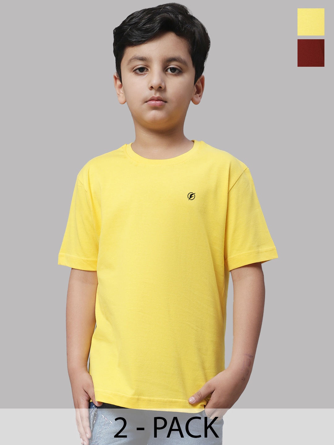 

Friskers Boys Yellow 2 Pockets T-shirt