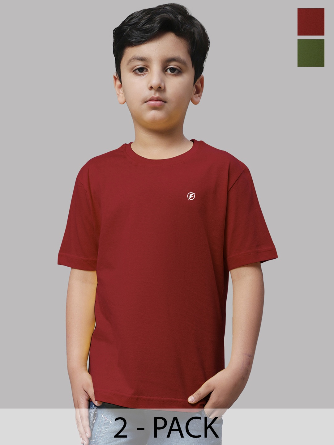

Friskers Boys Maroon 2 Pockets T-shirt