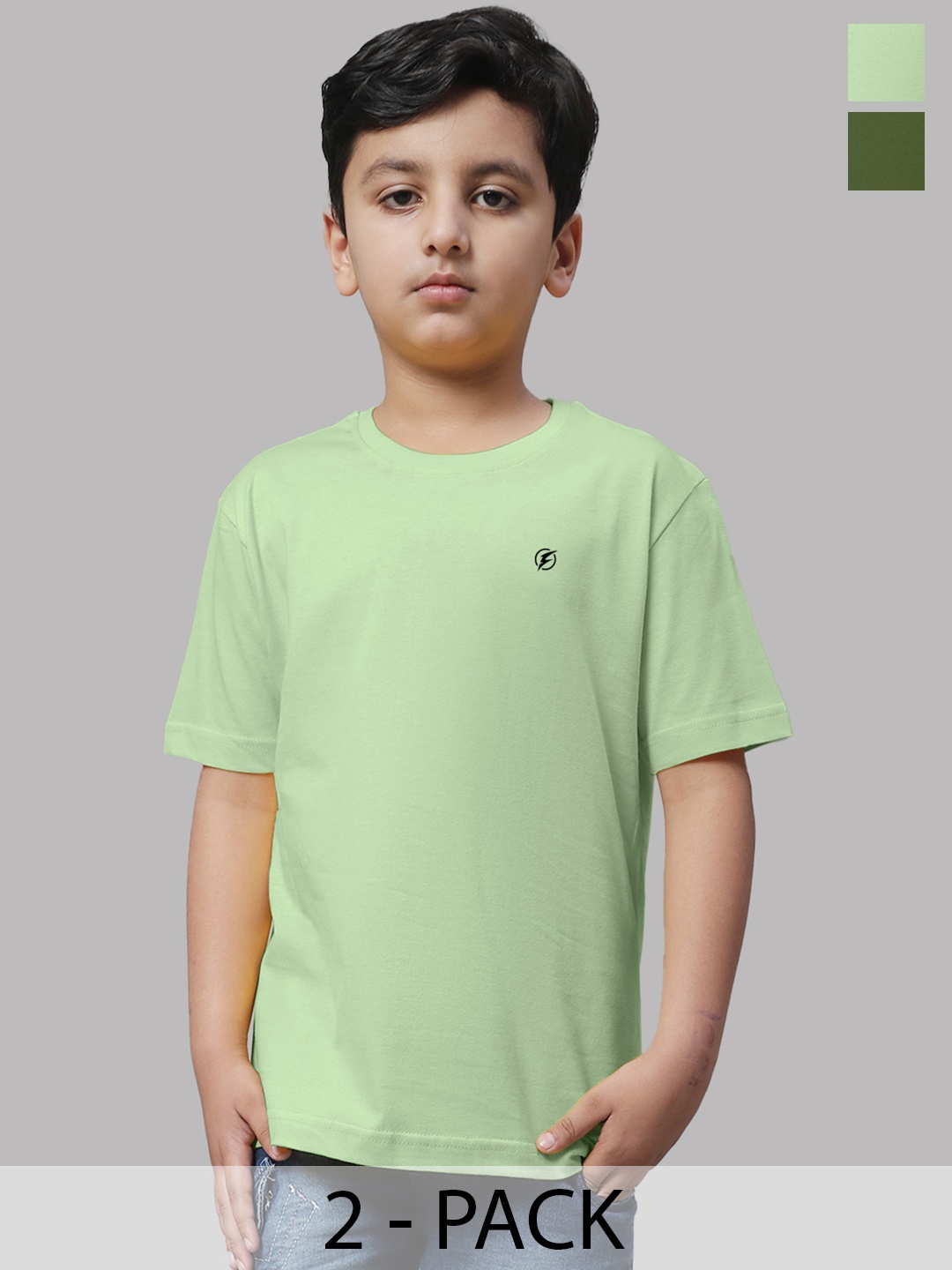 

Friskers Boys Sea Green 2 Pockets T-shirt