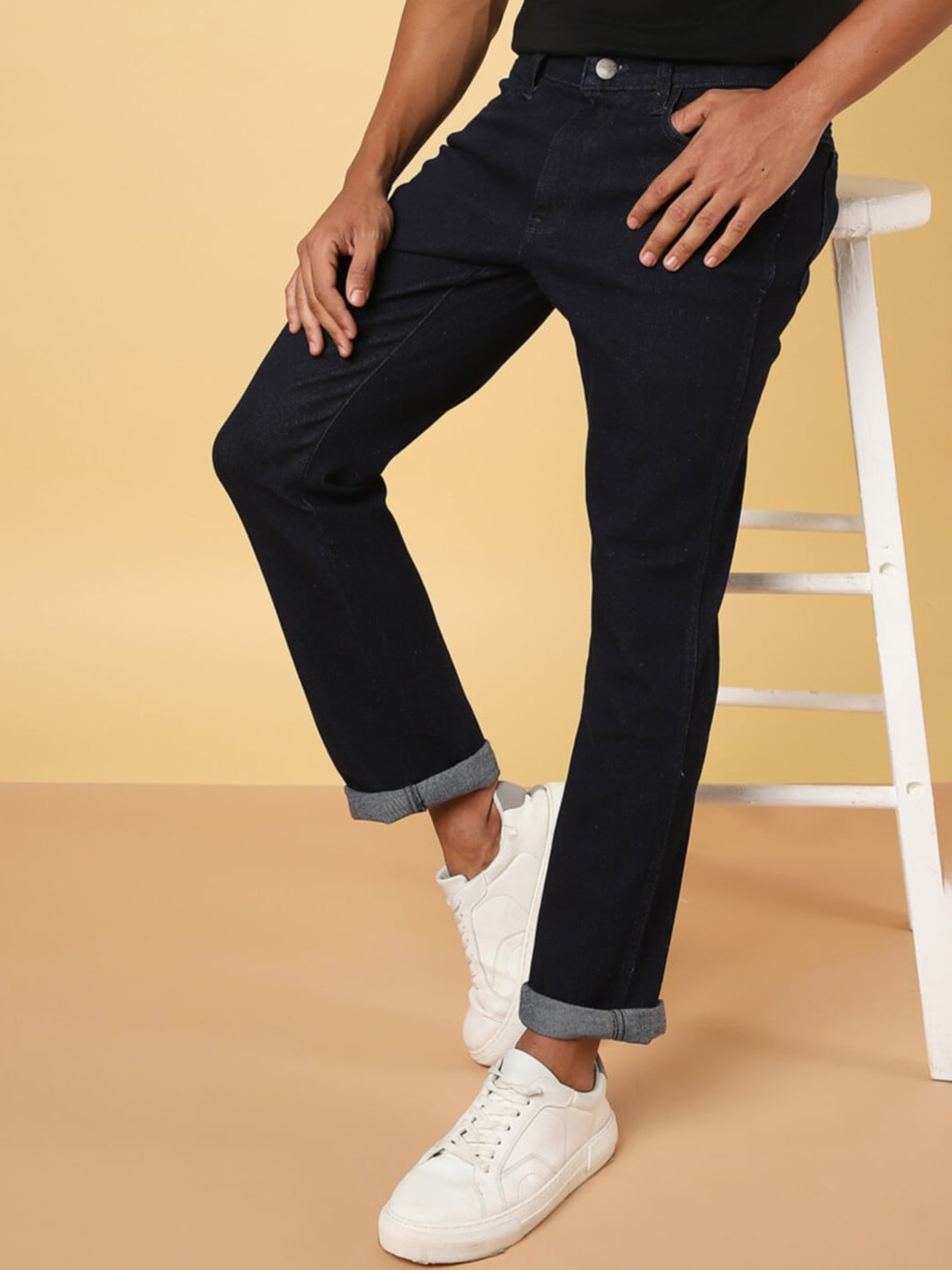 

Wrangler Men Millard Straight Fit Stretchable Jeans, Blue