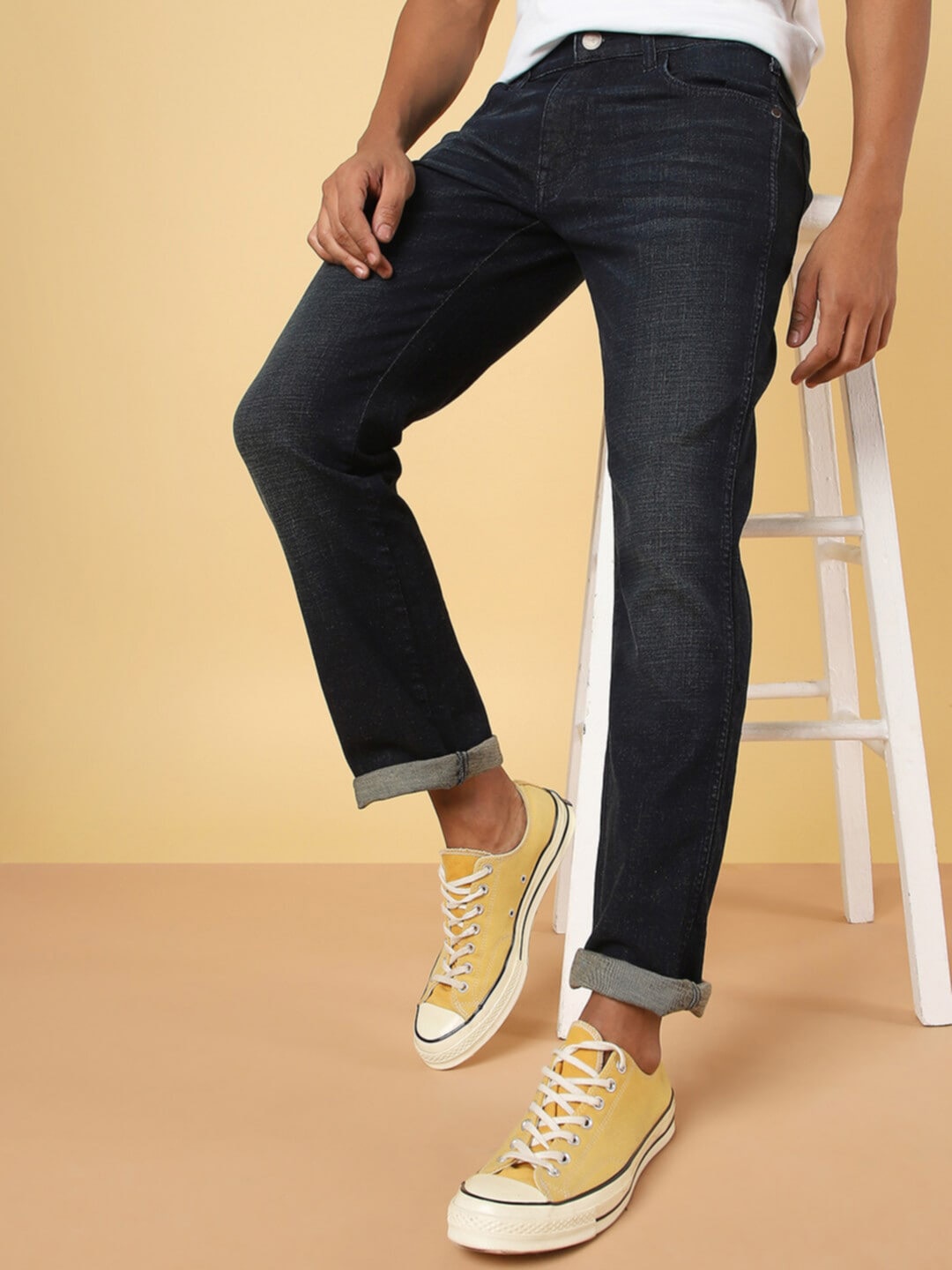 

Wrangler Men Millard Straight Fit Light Fade Stretchable Jeans, Blue
