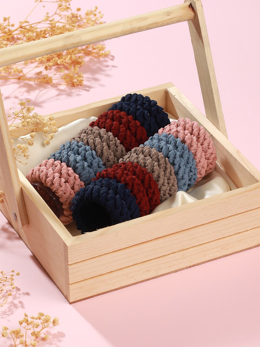 

Jazz and Sizzle Set Of 20 Embellished Ponytail Holders, Navy blue