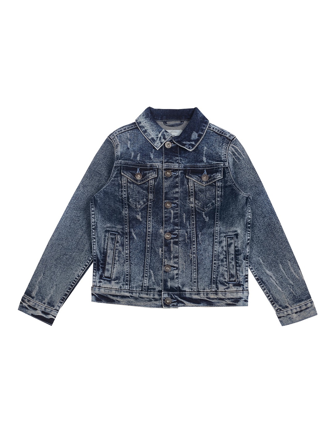 

Pepe Jeans Boys Washed Denim Jacket, Blue