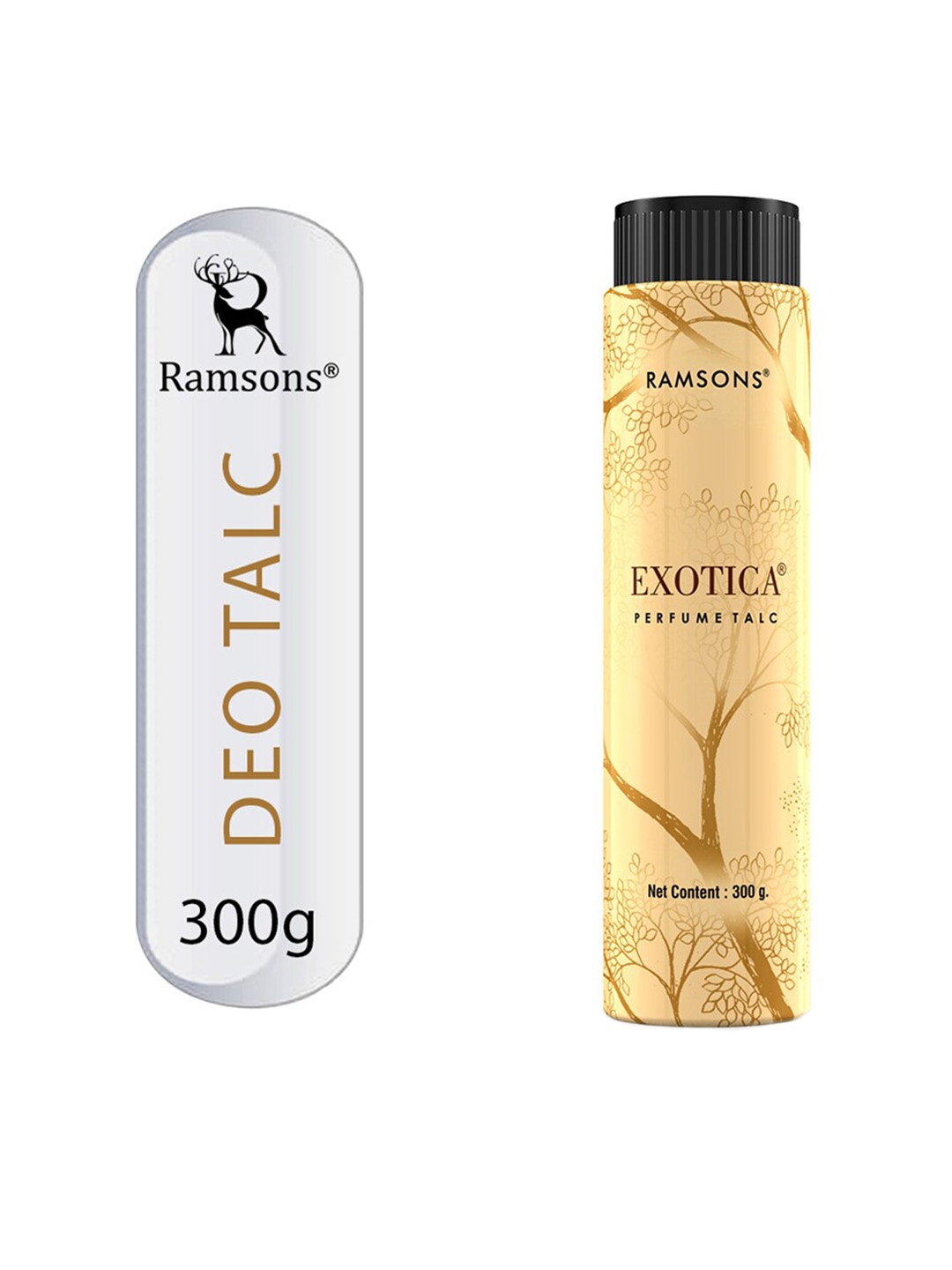 

Ramsons Exotica Perfume Talcum Powder - 300 g, Gold