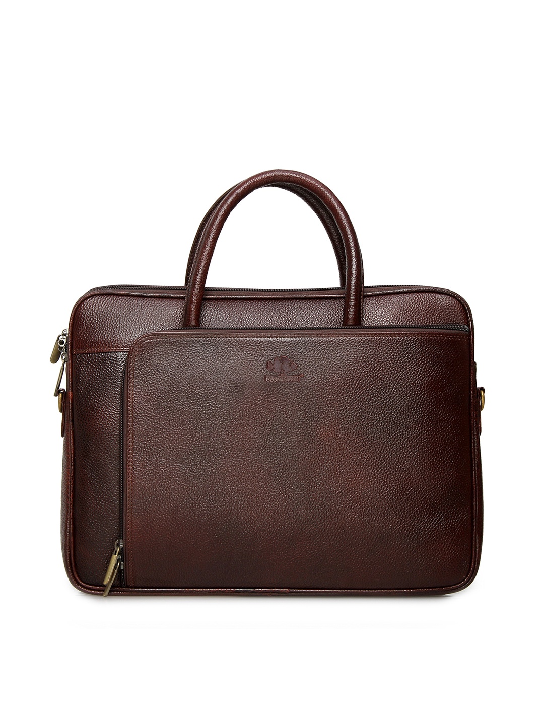 

THE CLOWNFISH Solid Laptop Bag, Maroon